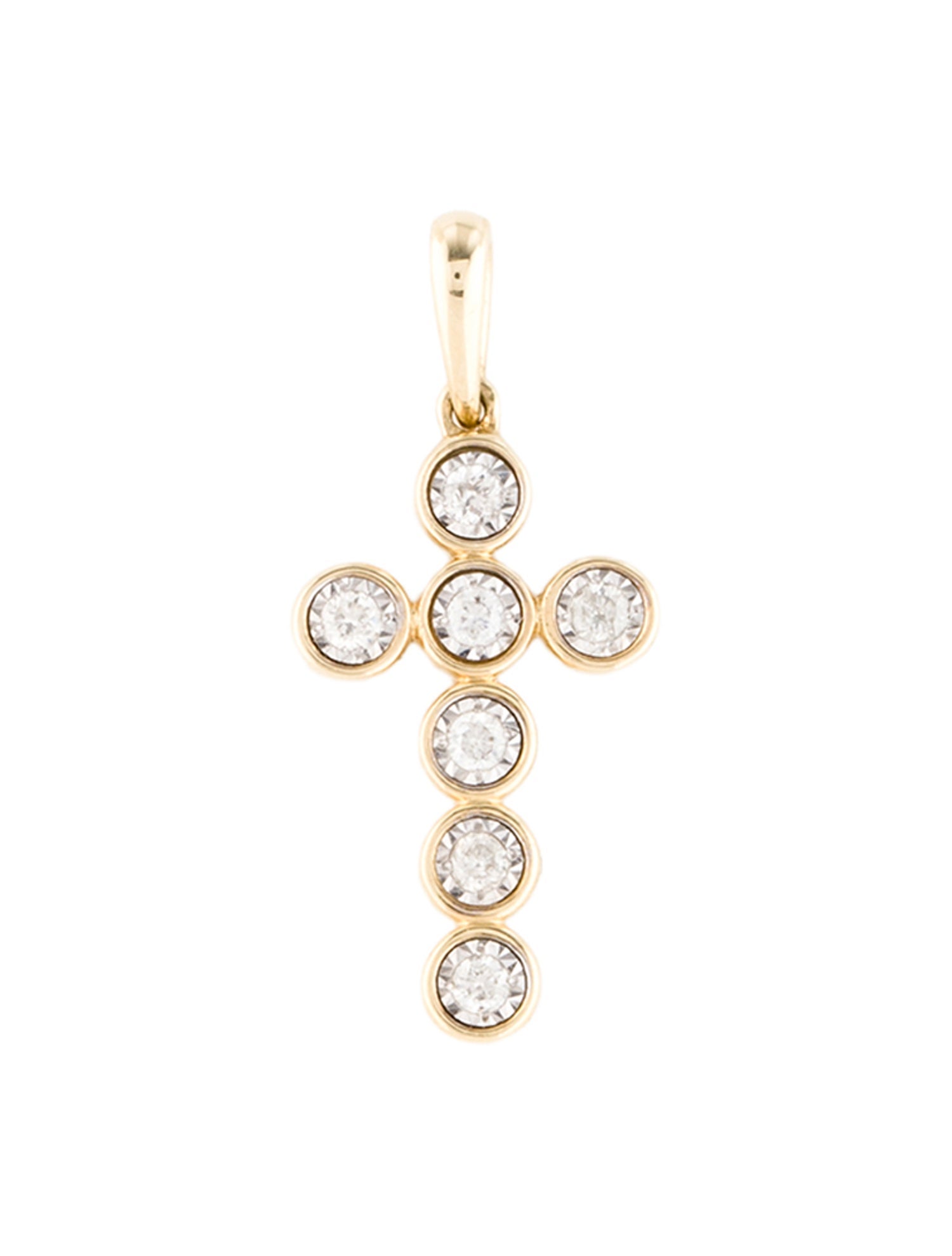Pendant 14K Diamond Cross