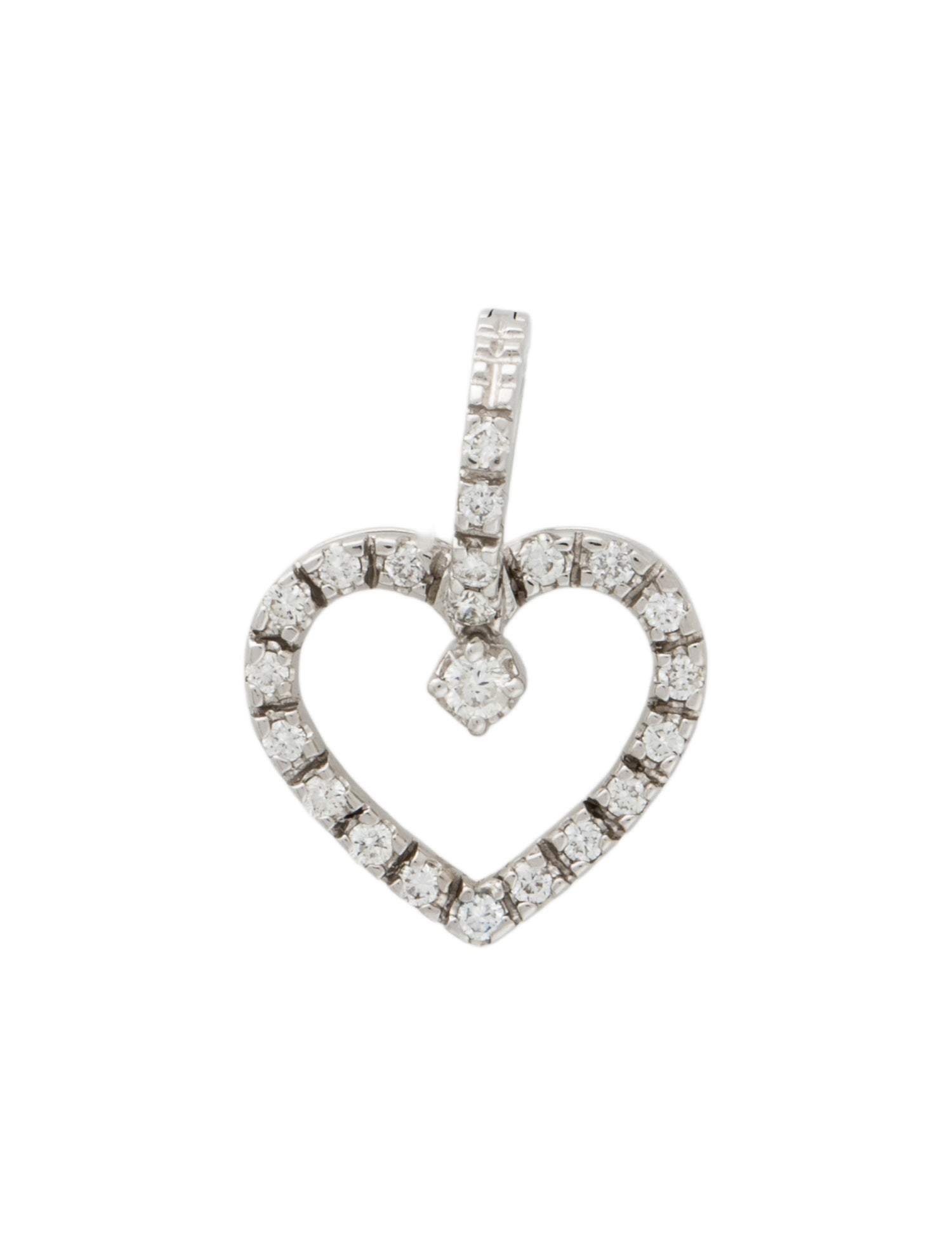 Pendant 14K Diamond Heart