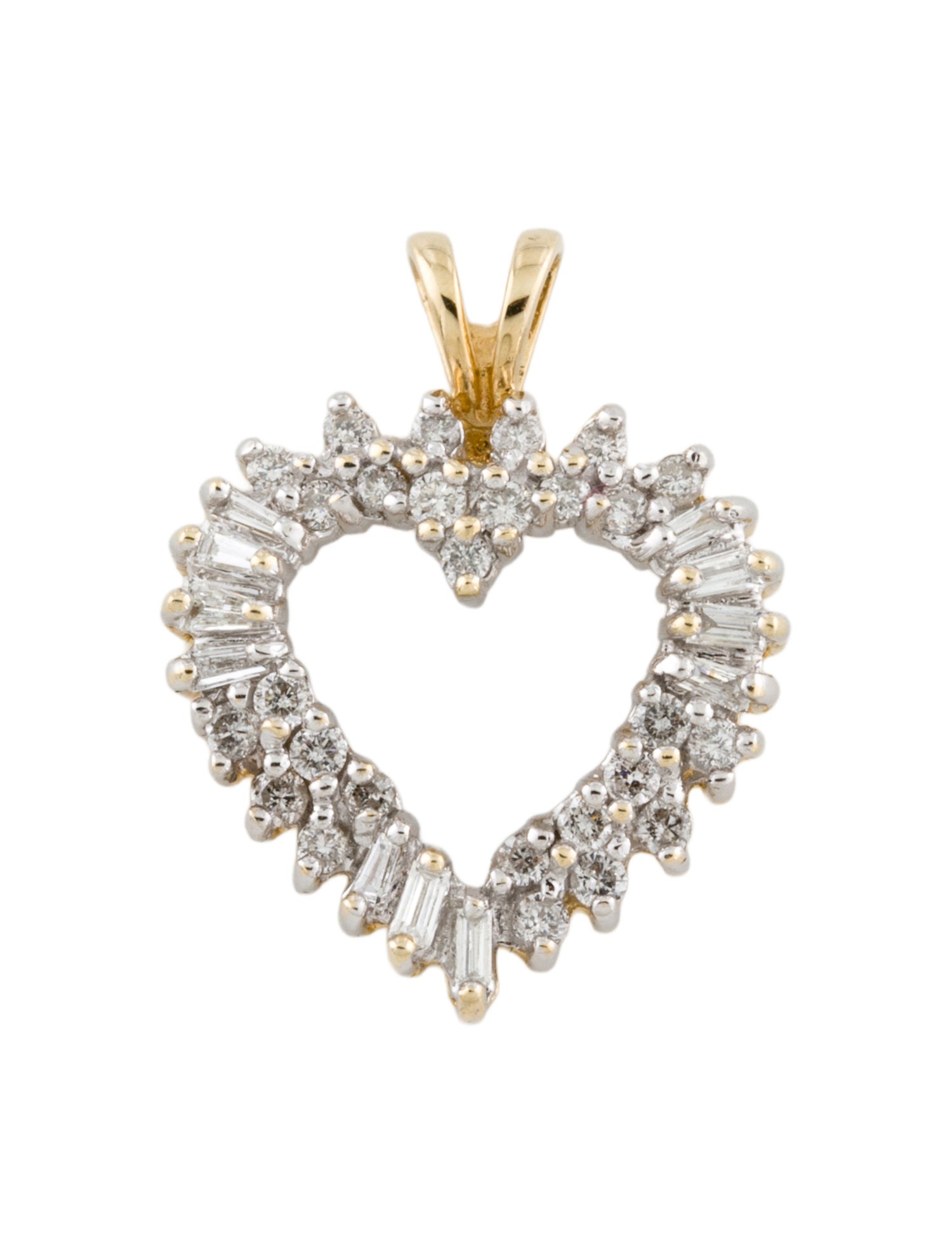 Pendant 14K Diamond Heart