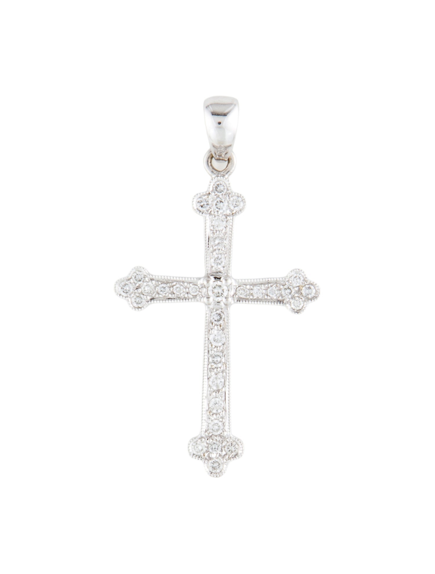 Pendant 18K Diamond Cross