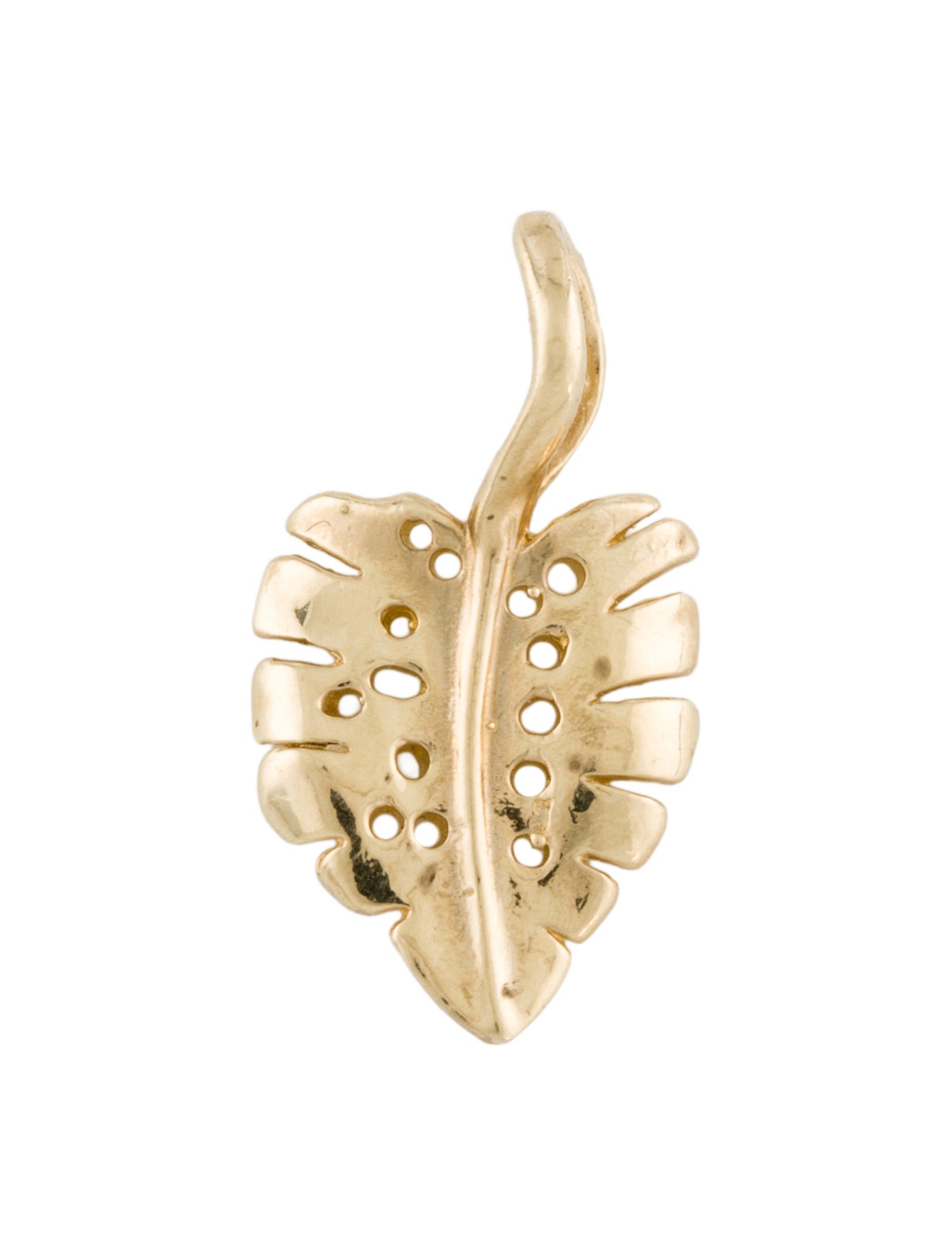 Pendant 14K Leaf