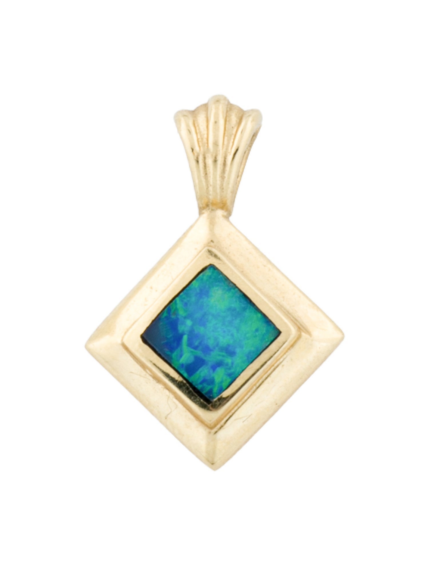 Pendant 14K Opal Kite Drop