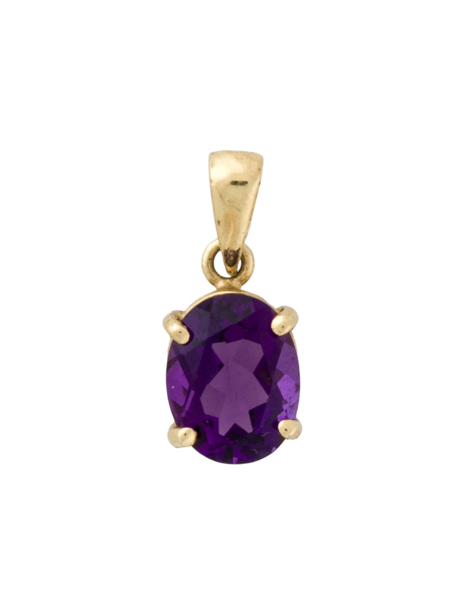 Pendant 14K 1.65ctw Amethyst