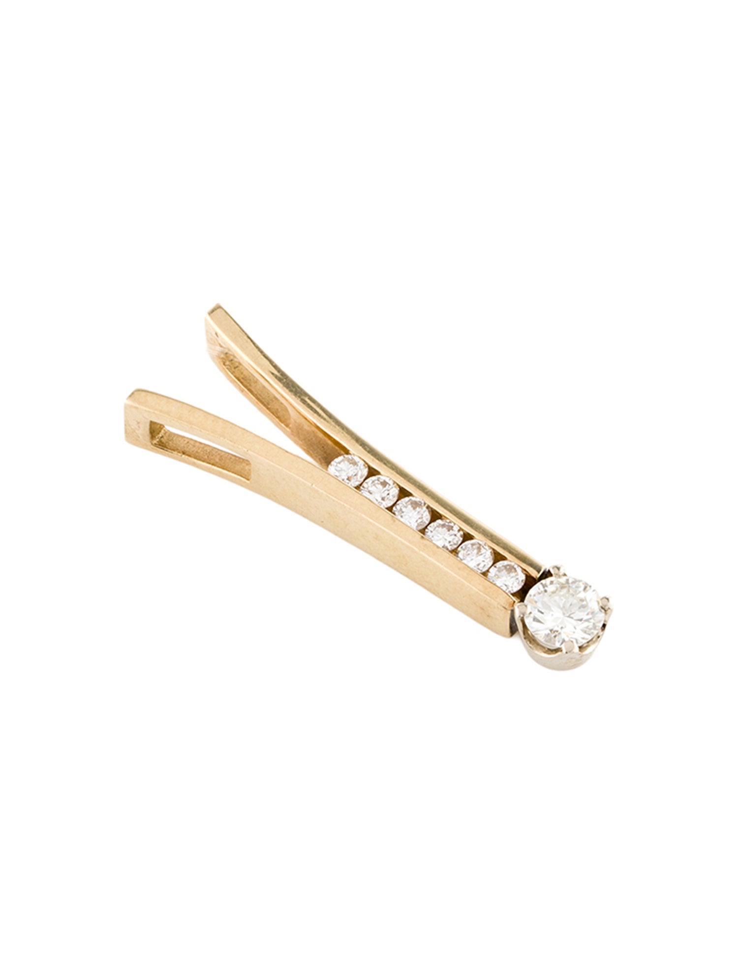 Pendant 14K Diamond Slide