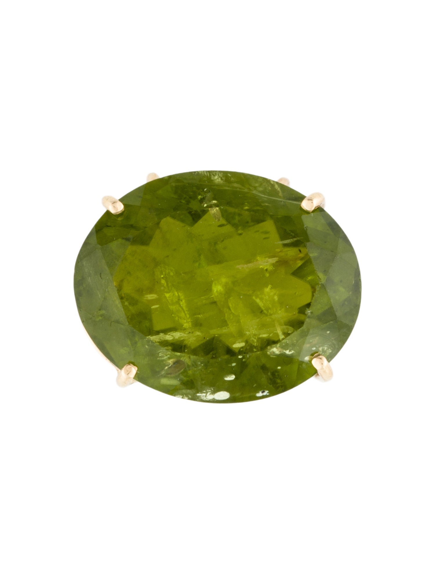 Pendant 14K 26.10 Peridot Slider