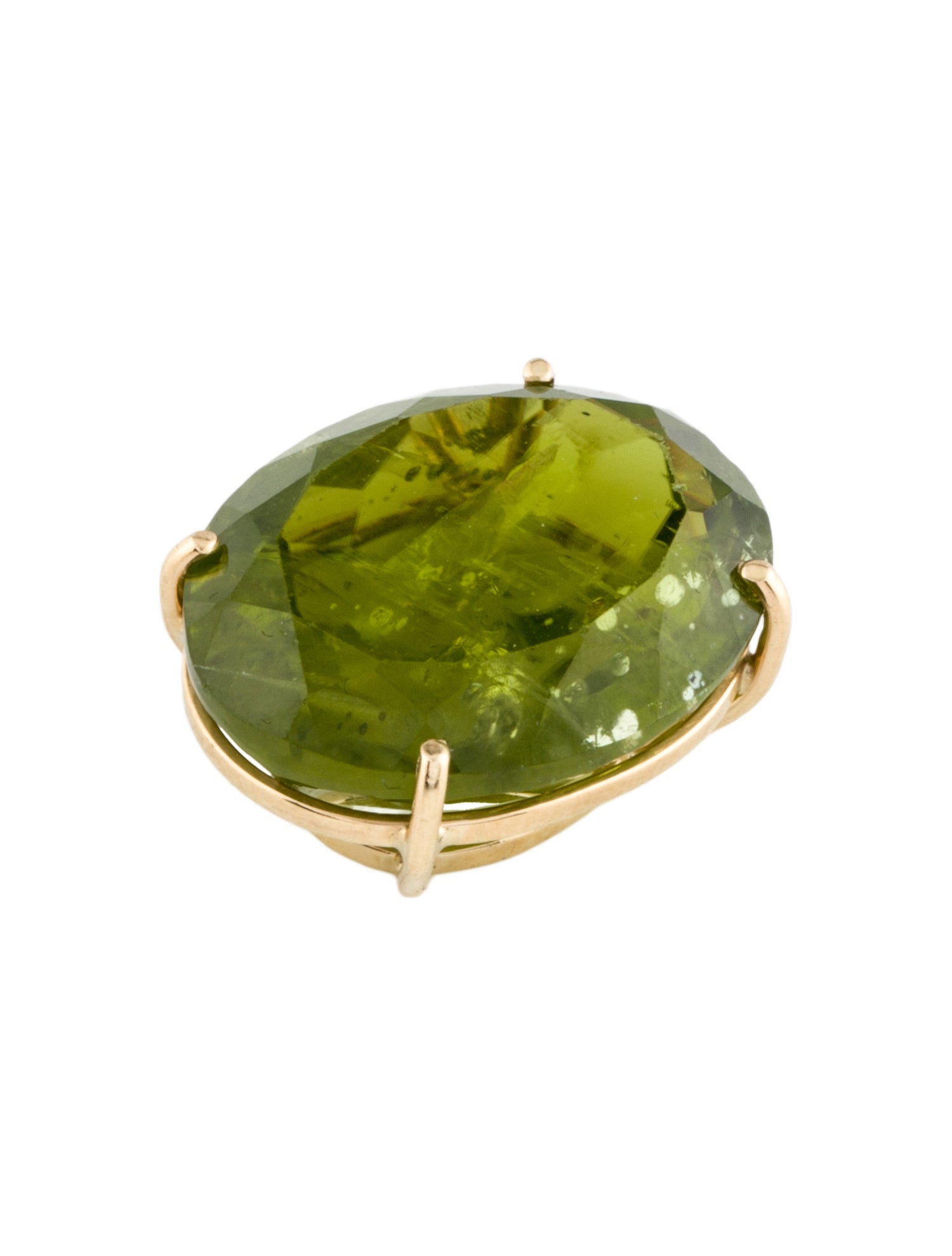 Pendant 14K 26.10 Peridot Slider