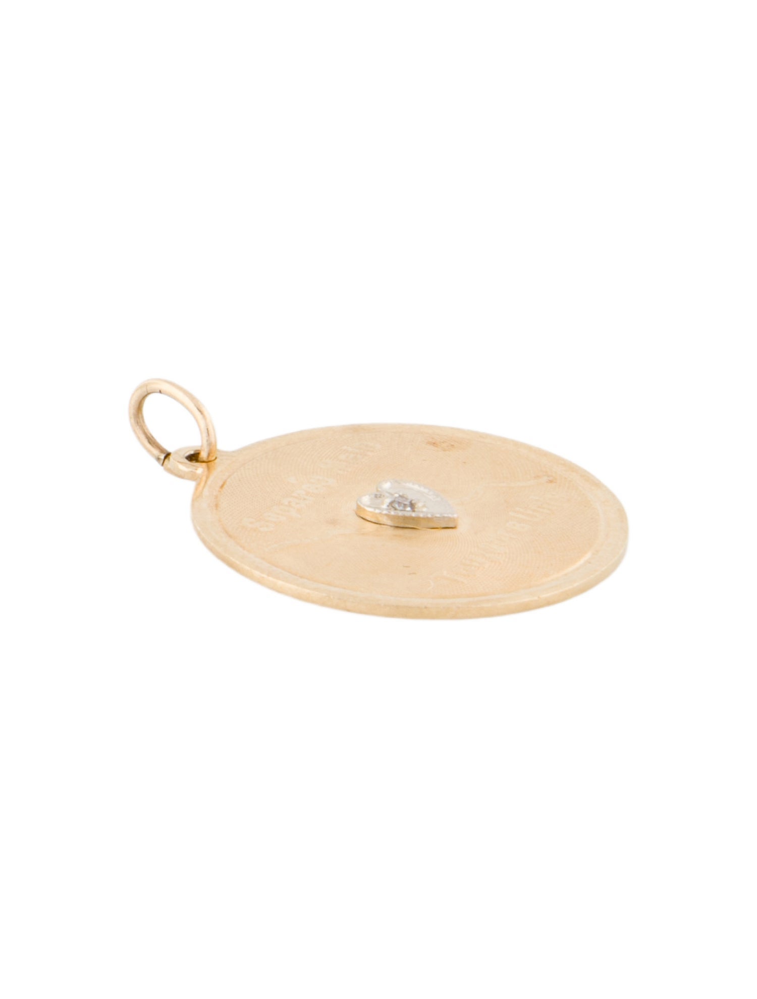 Pendant 14K Diamond 'Separated But Always United'