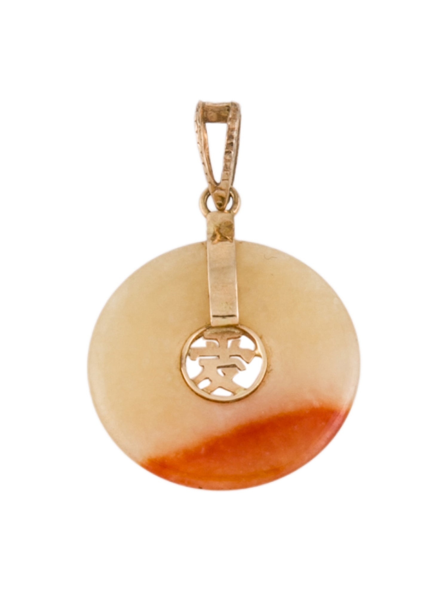 Pendant 14K Dyed Jadeite