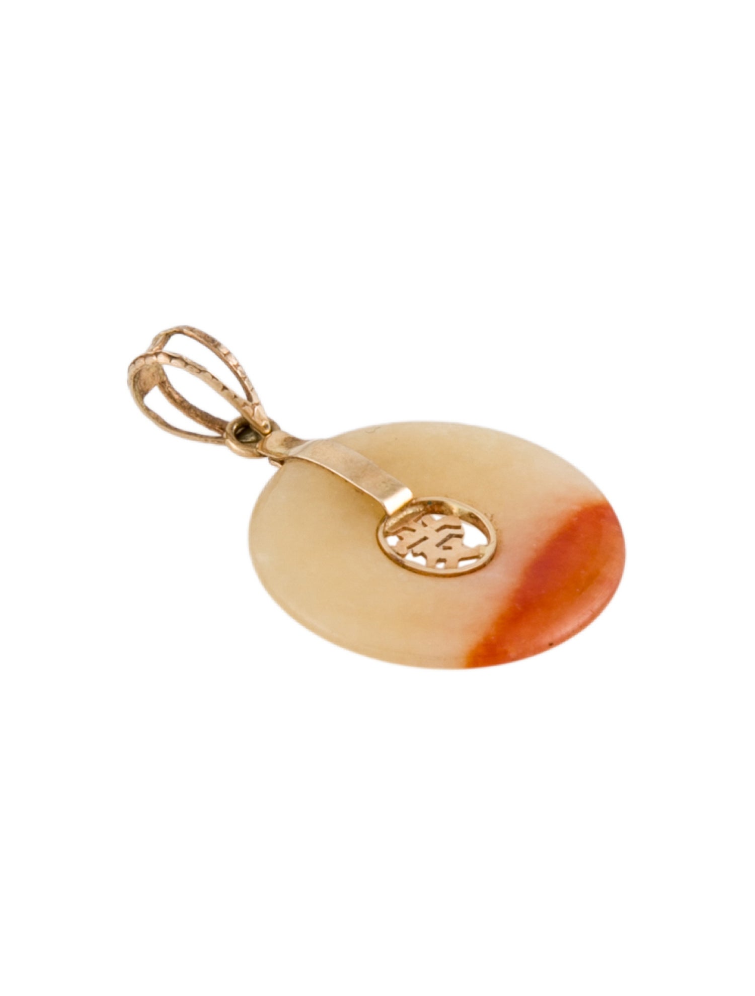 Pendant 14K Dyed Jadeite