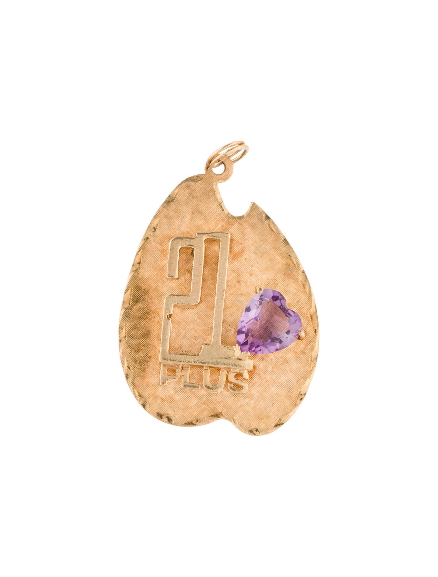 Pendant 14K Amethyst '21 PLUS'
