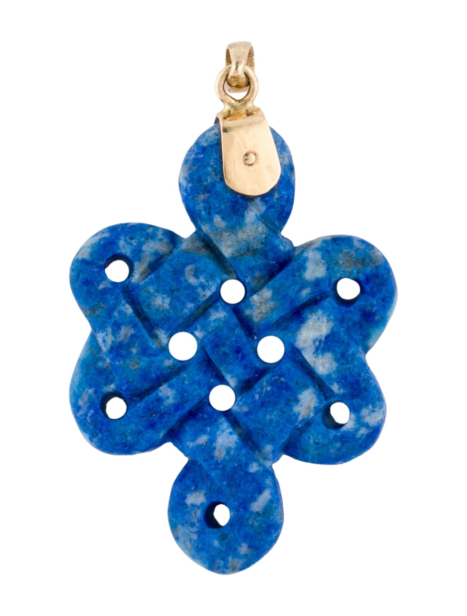 Pendant Lapis Lazuli Knot