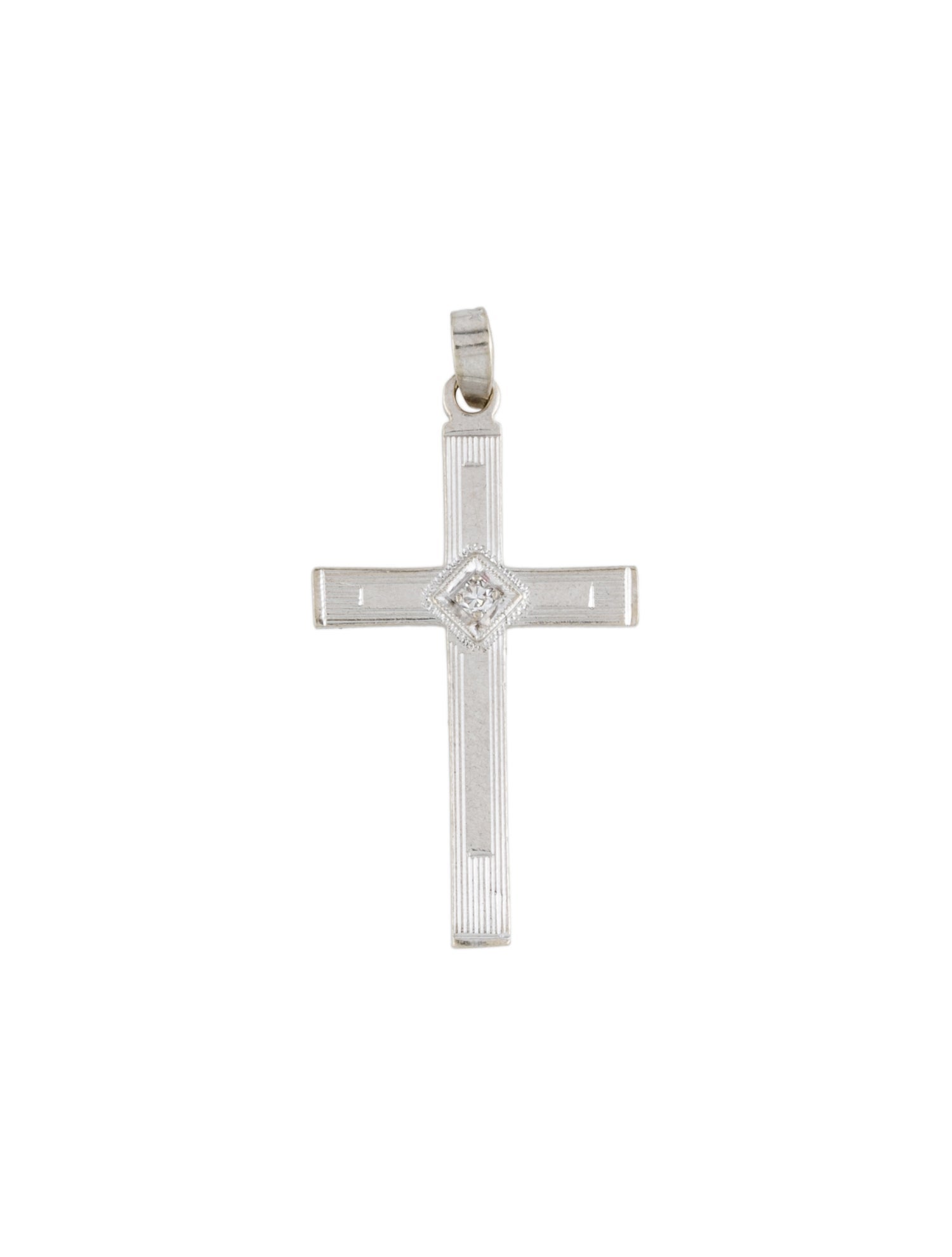 Pendant 14K Diamond Cross