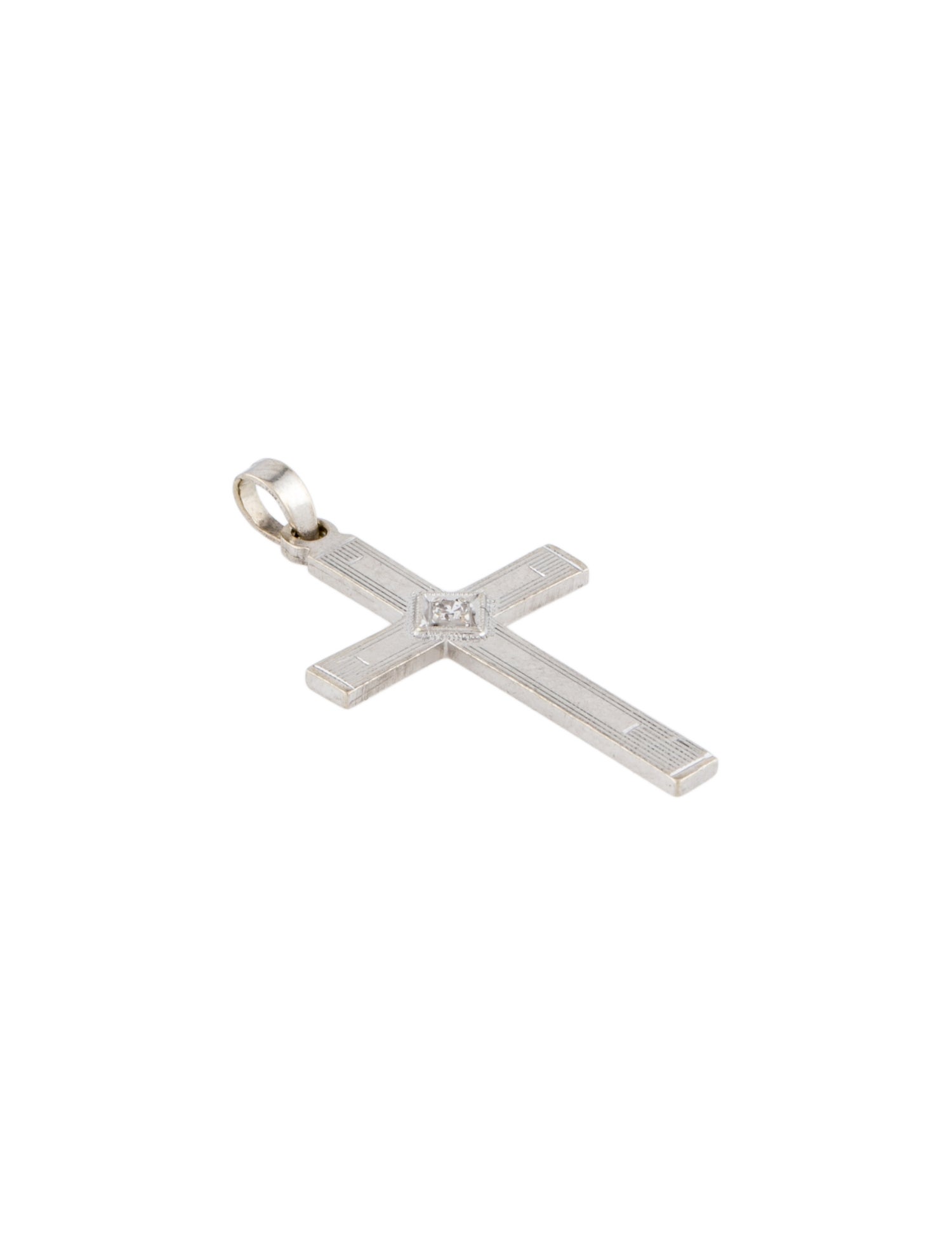 Pendant 14K Diamond Cross