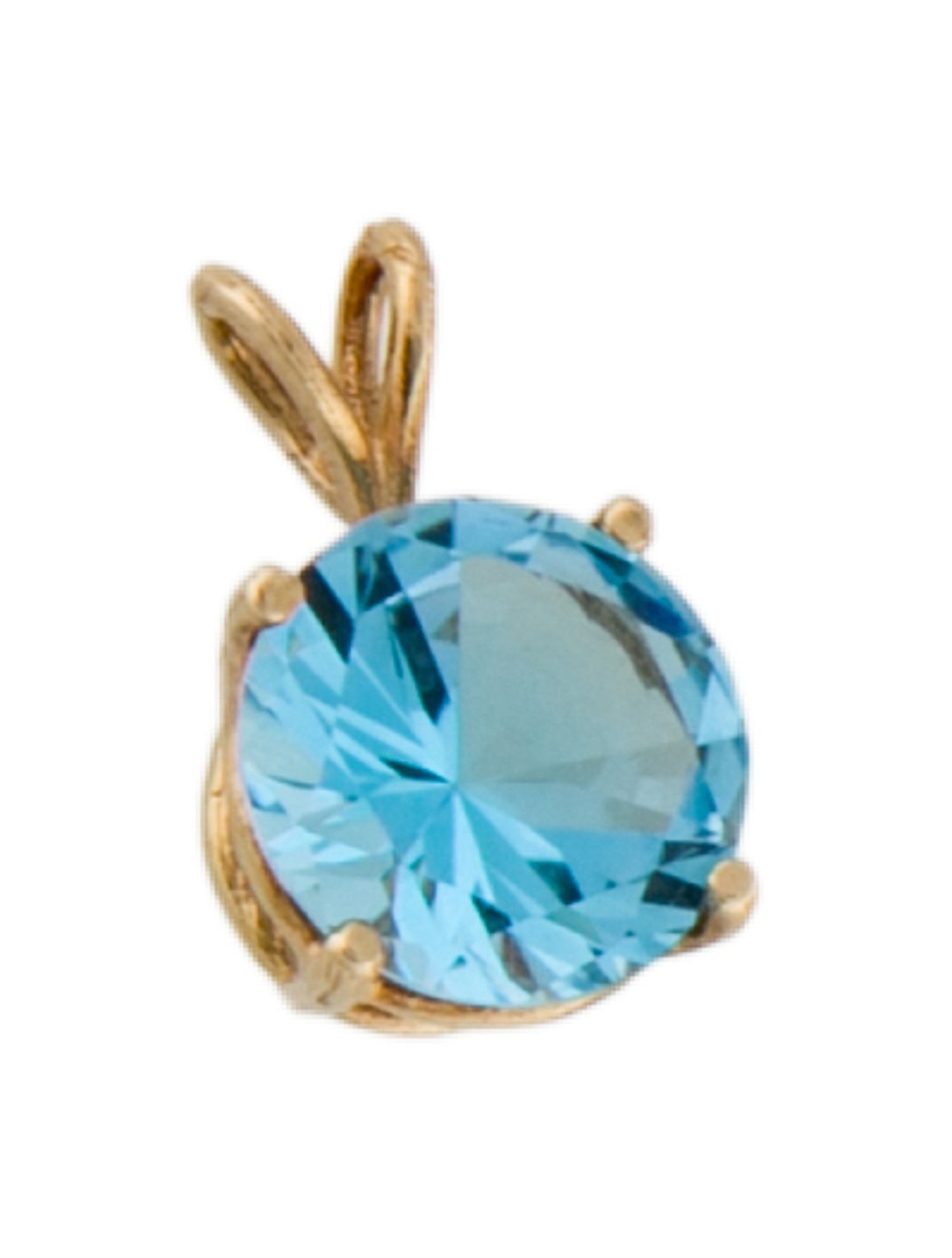 Pendant 14k Topaz