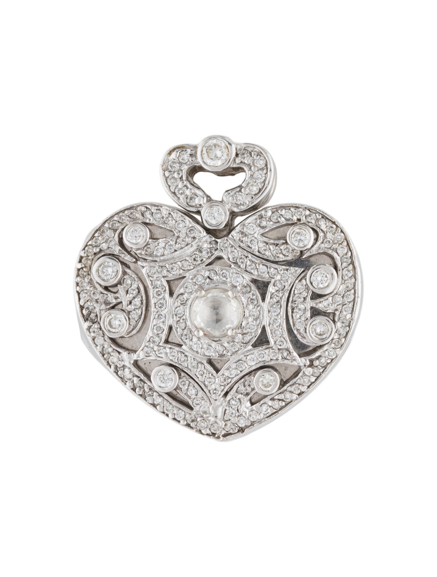 Pendant 18K Diamond Heart Locket