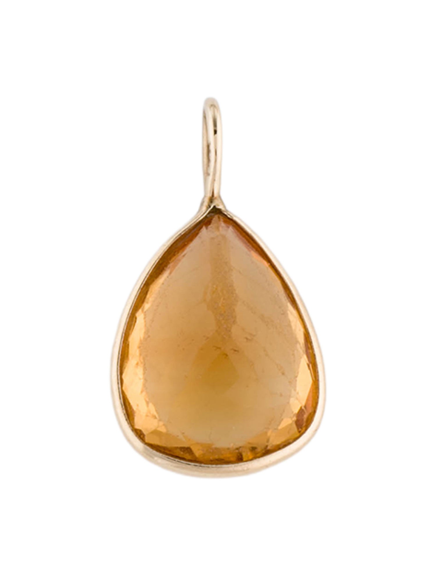 Pendant 14K 6.74ct Citrine
