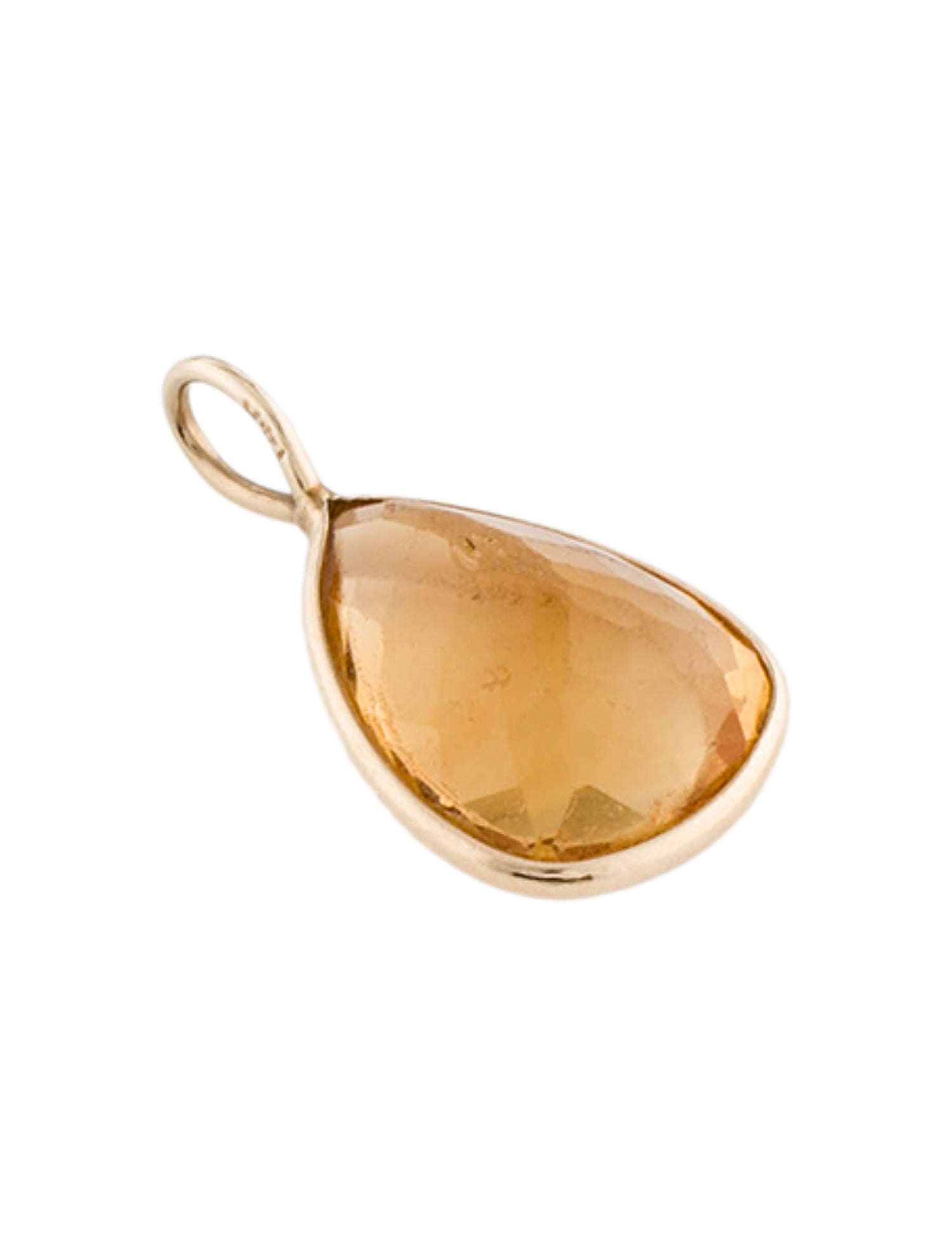 Pendant 14K 6.74ct Citrine