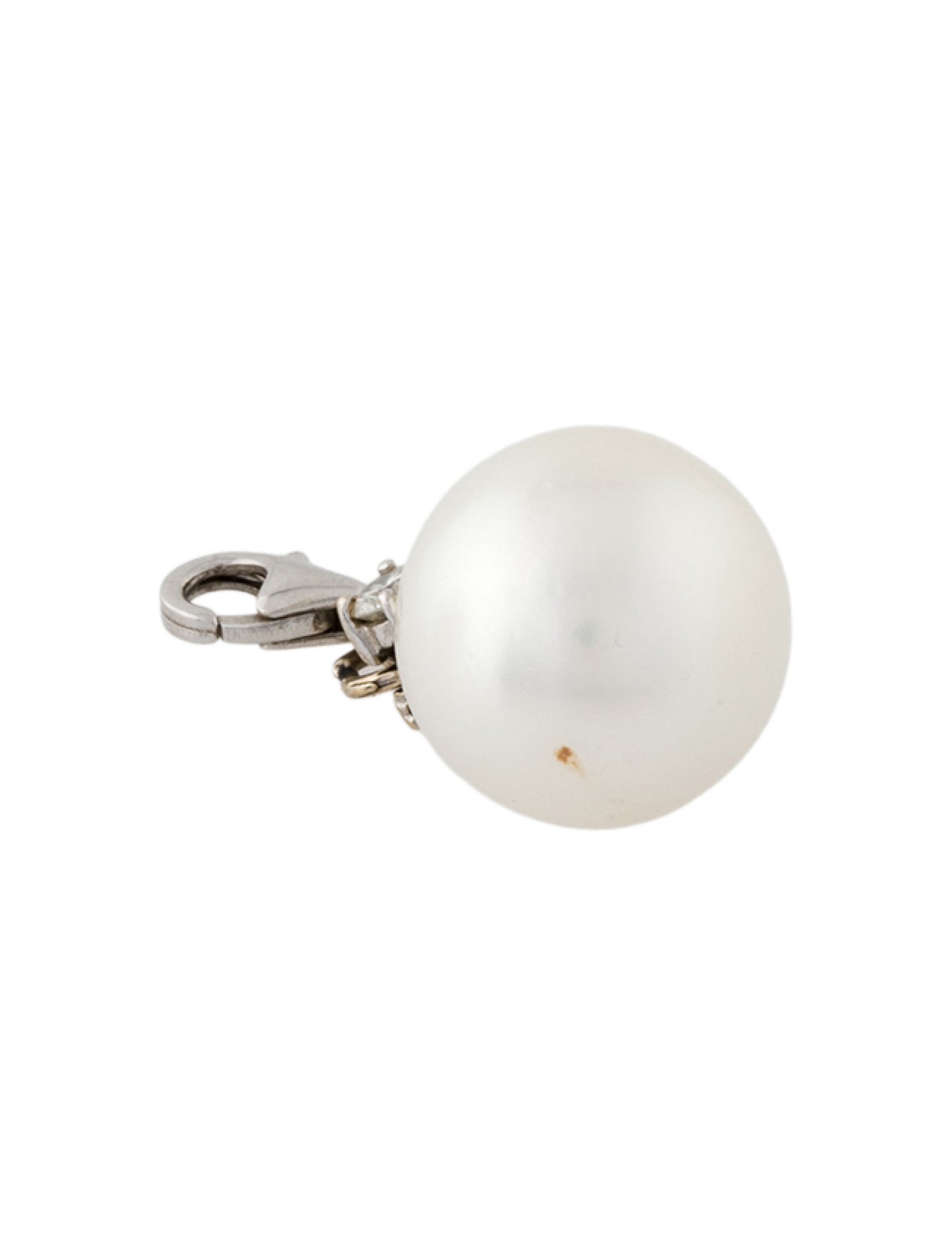 Pendant 18K Pearl & Diamond Charm