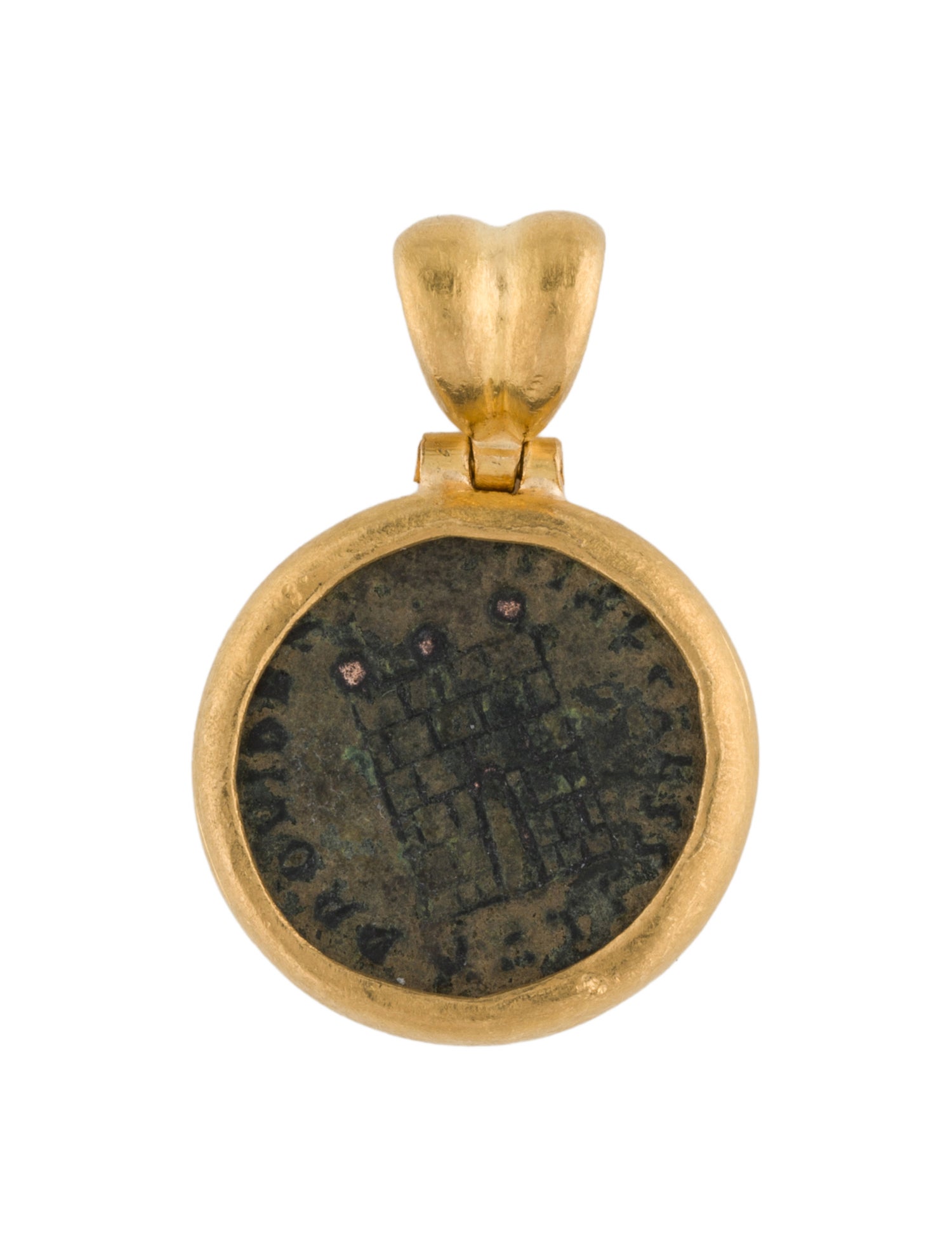 Pendant 24K Ancient Coin