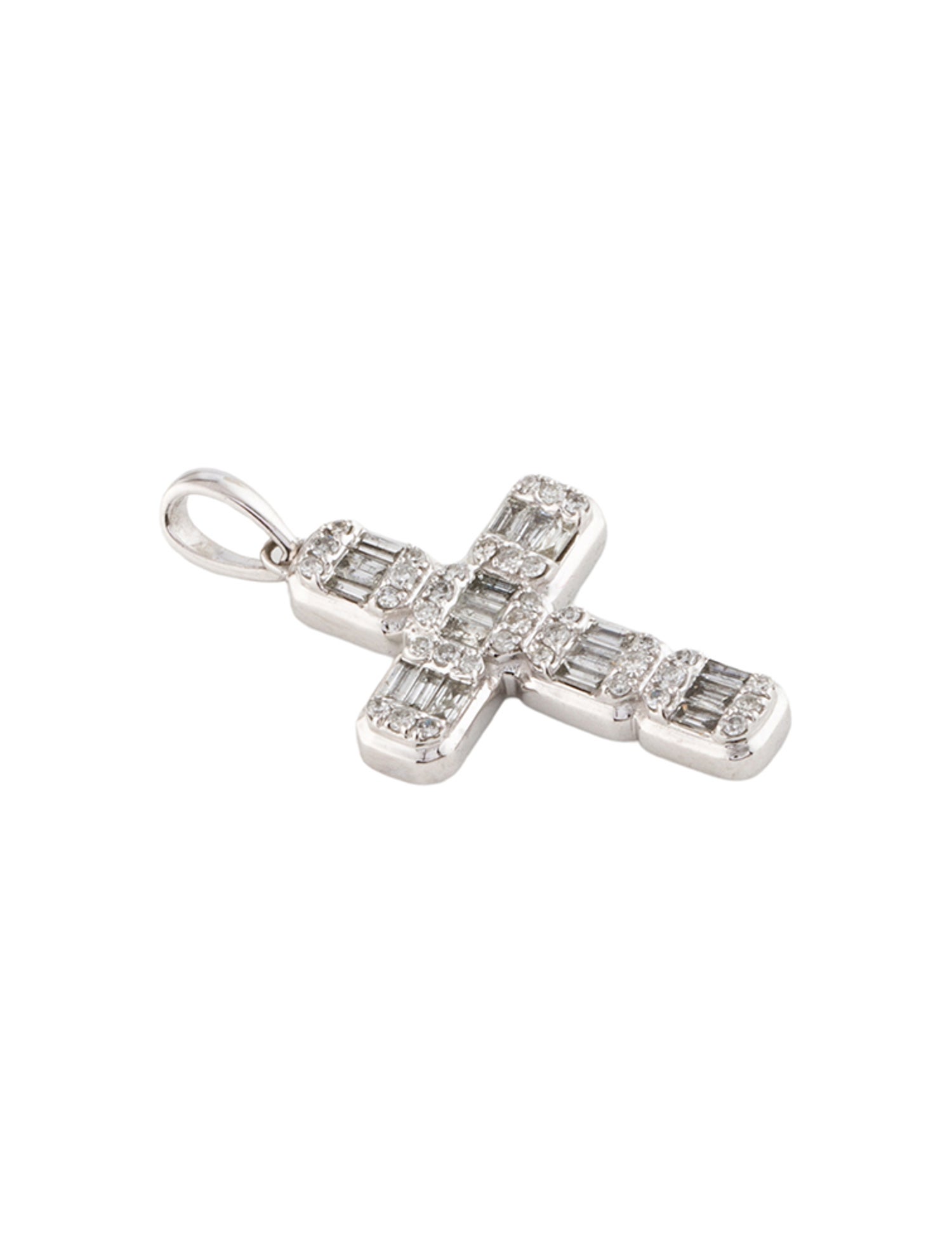 Pendant 14K Diamond Cross Pendant