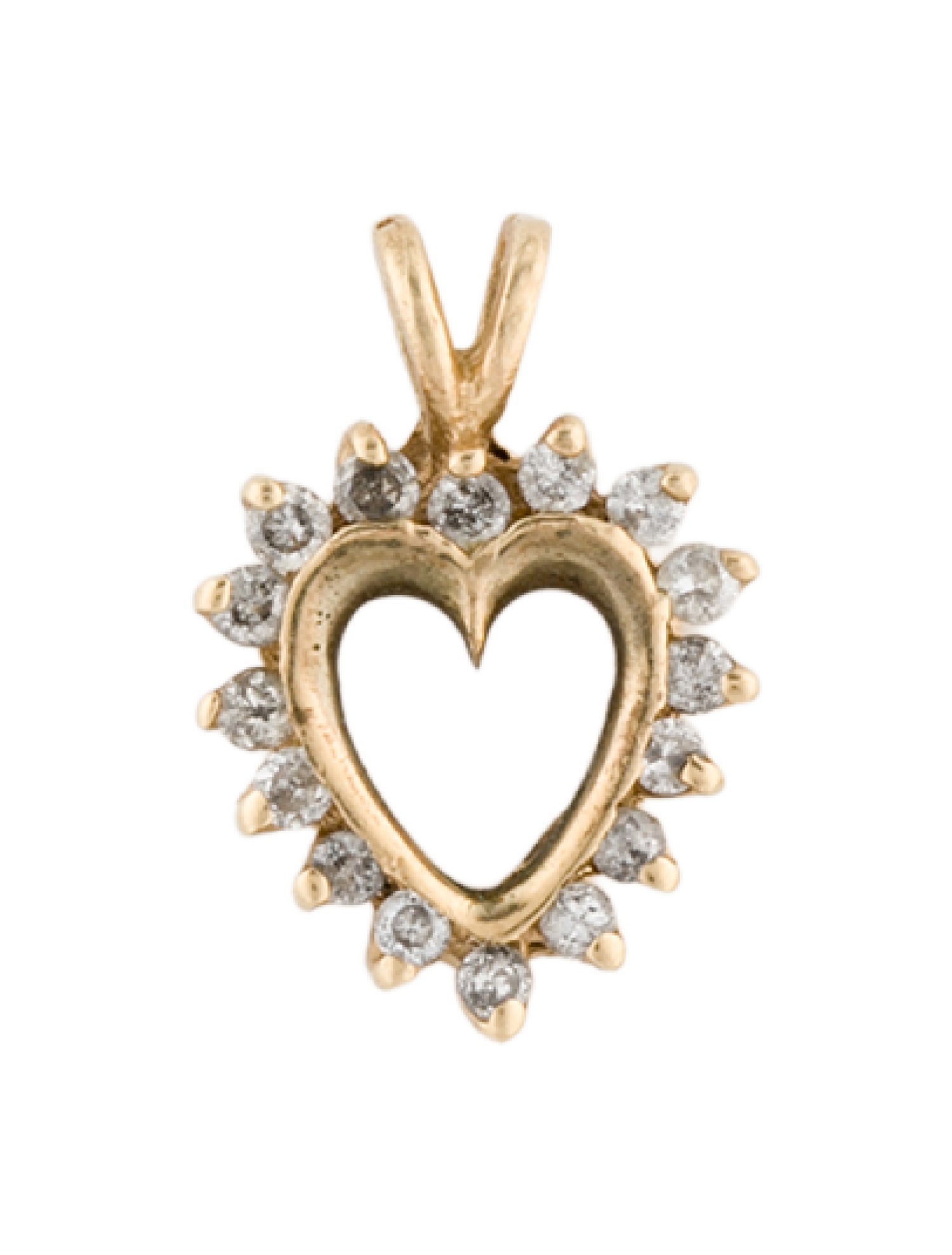 Pendant 14K Diamond Heart
