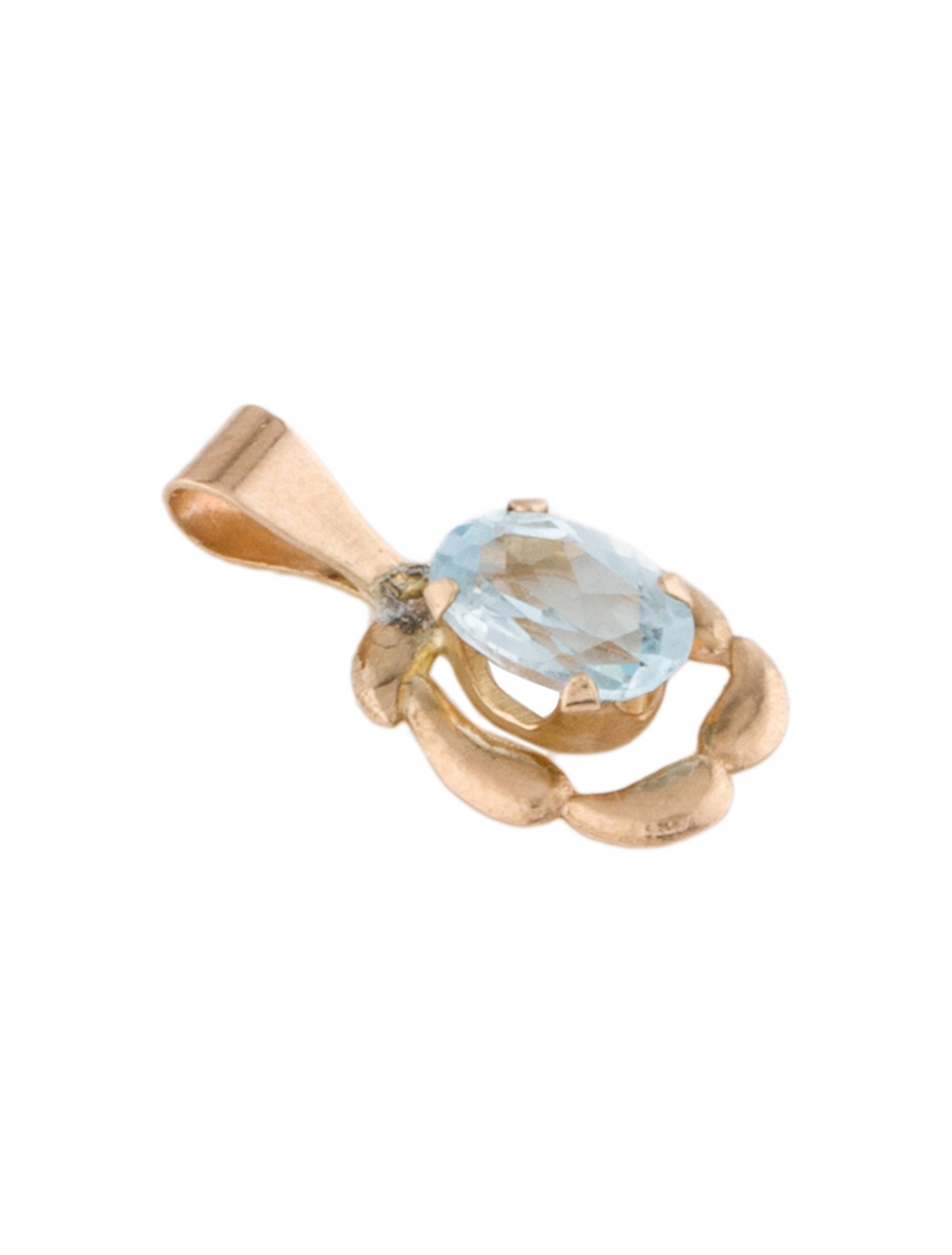 Pendant 10K Topaz