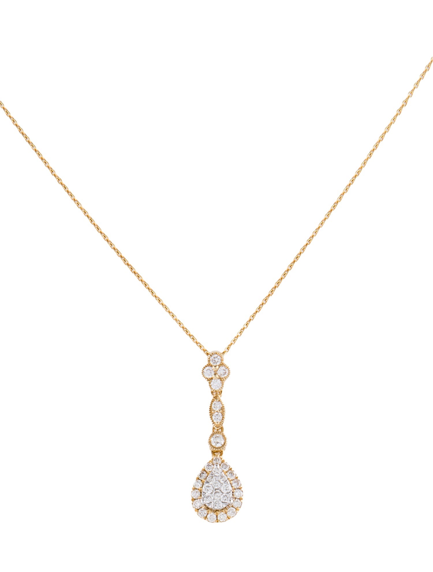 Pendant 14K Diamond Necklace