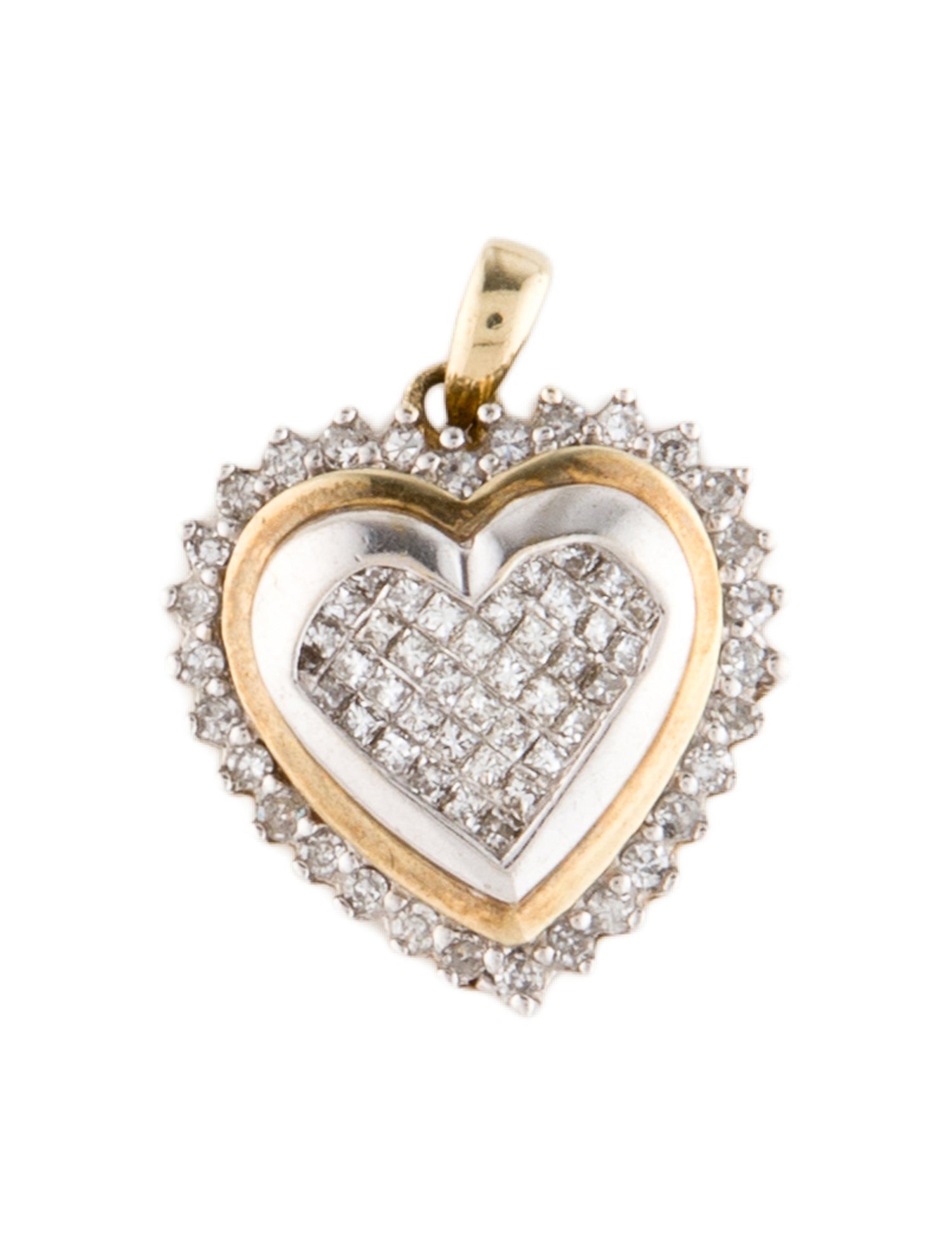 Pendant 10K Diamond Heart