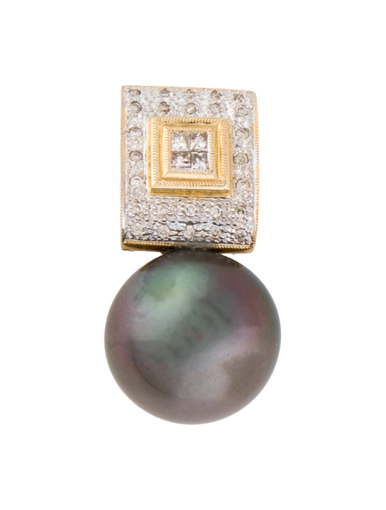 Pendant 14K Pearl & Diamond