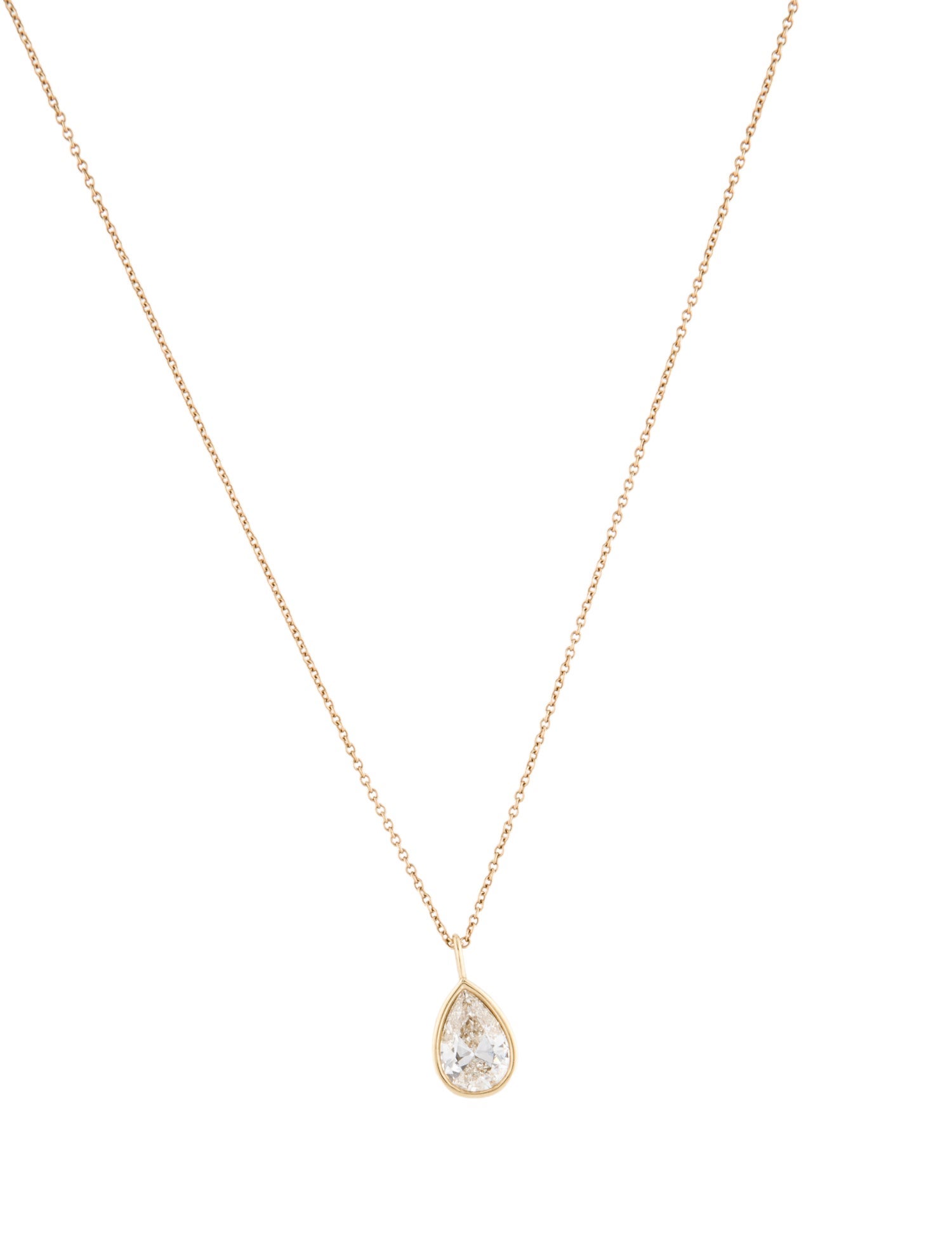 Pendant 14K 1.10ct Lab-Grown Necklace