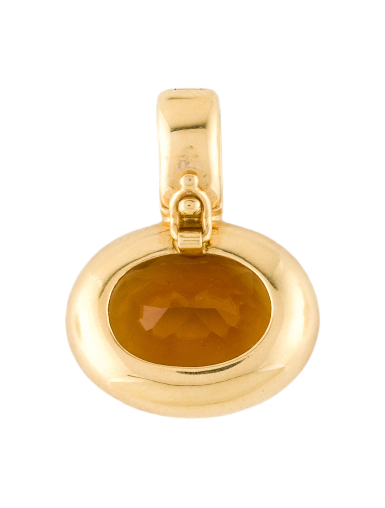 Pendant 18K Citrine Bezel Enhancer