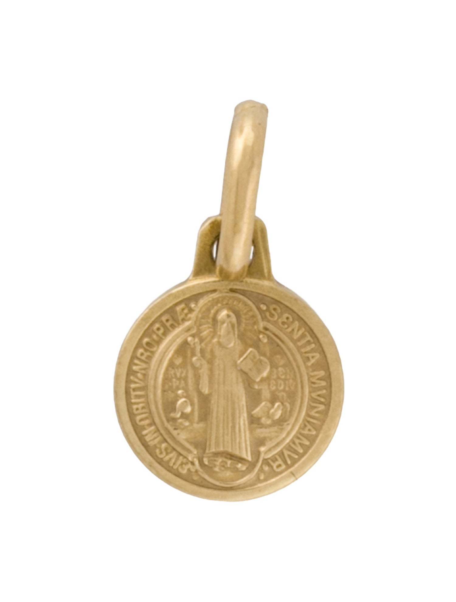Pendant 14K Saint Benedict Charm