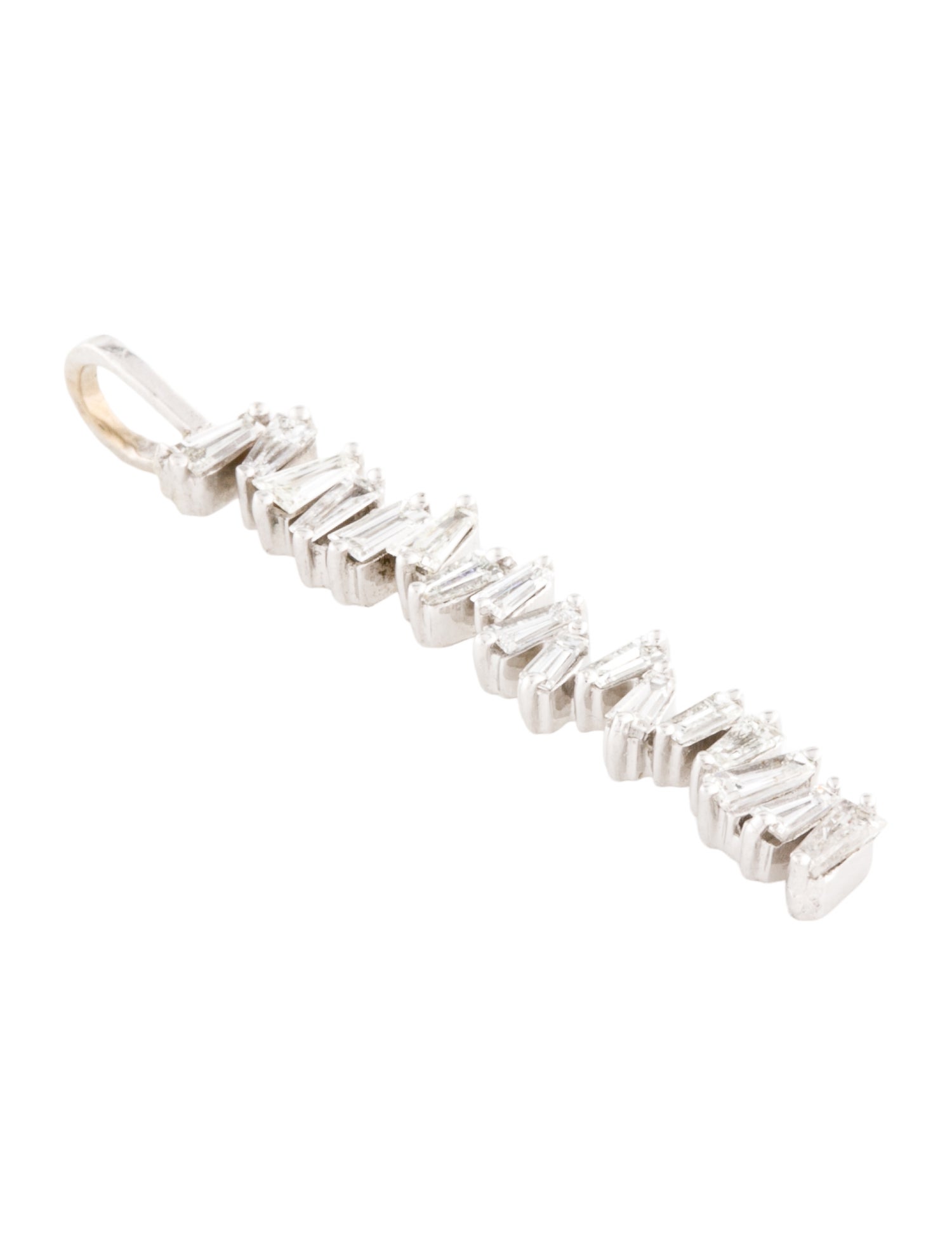 Pendant 14K Diamond Bar