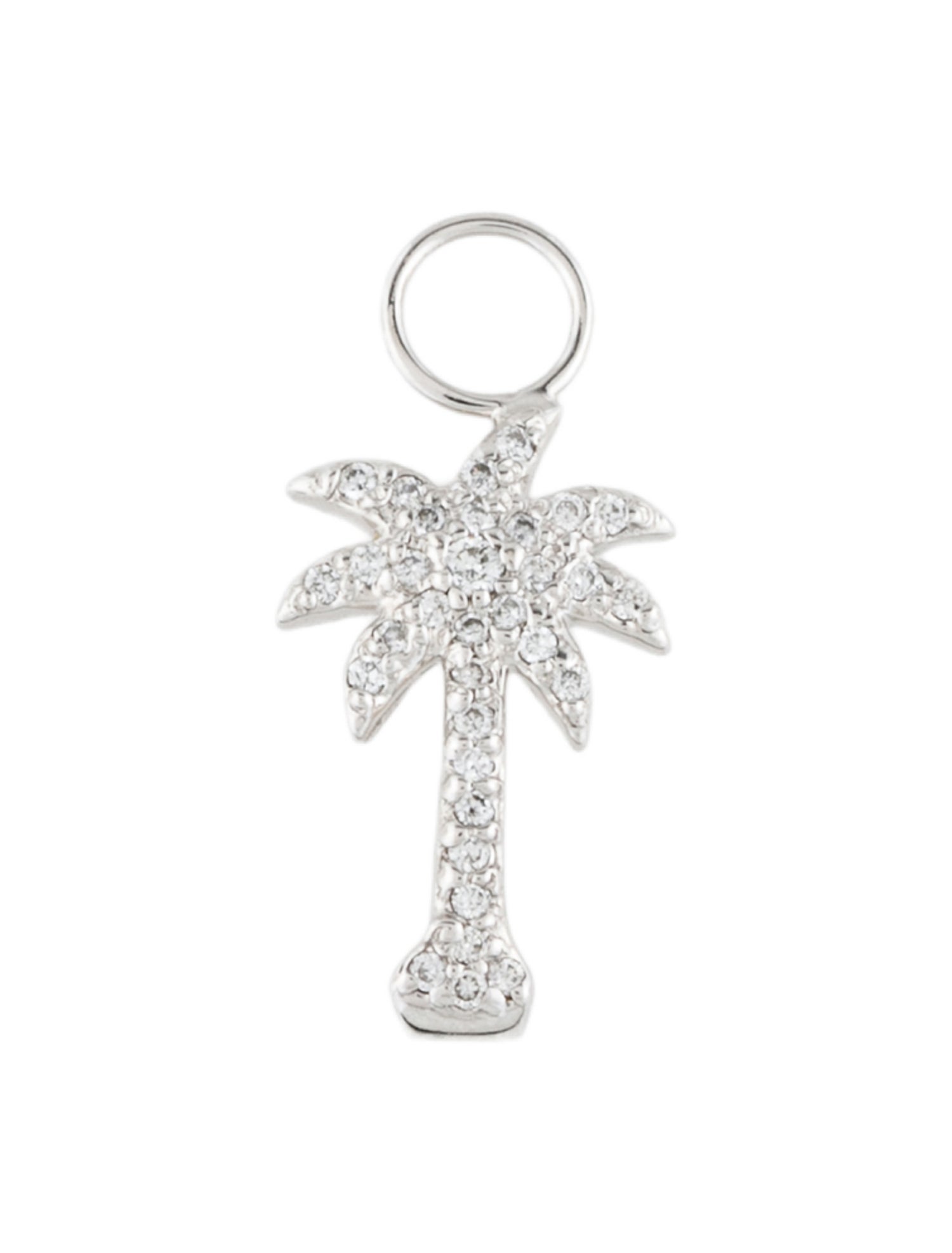 Pendant 14K Diamond Palm Tree