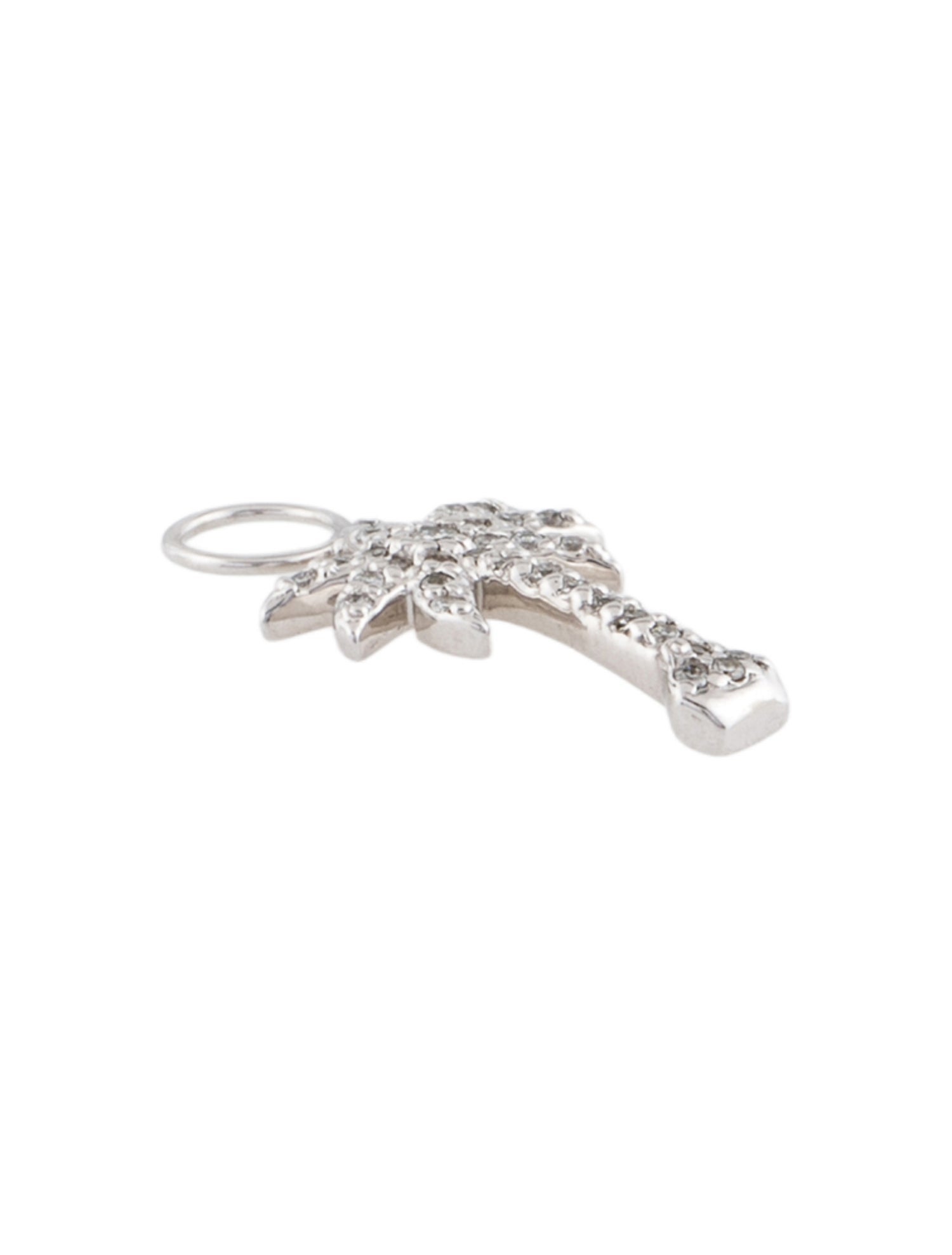 Pendant 14K Diamond Palm Tree
