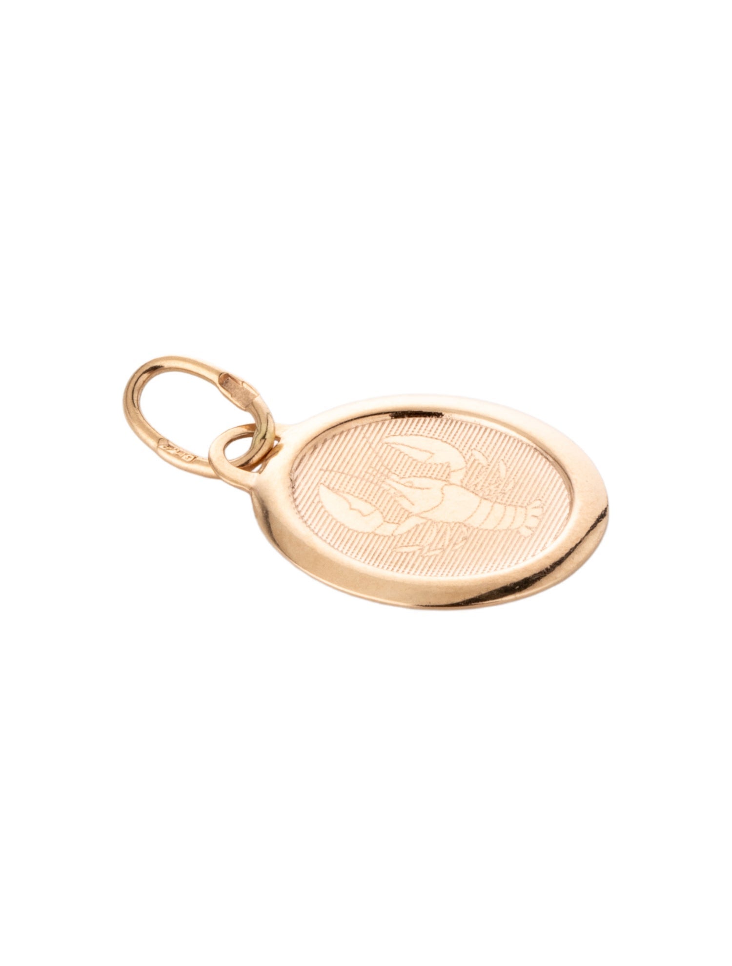 Pendant 14K Oval Lobster Charm