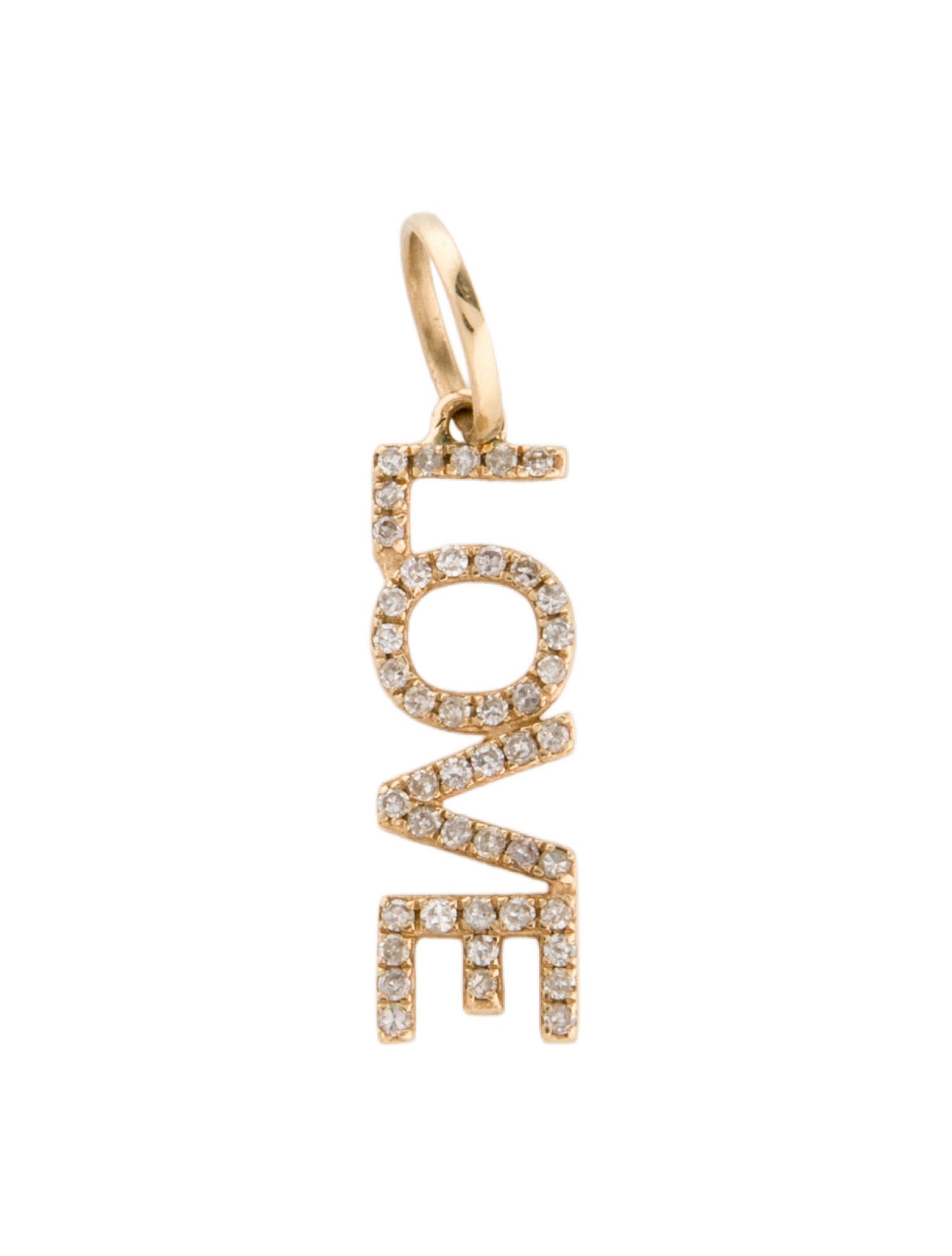 Pendant 14K Diamond 'Love'