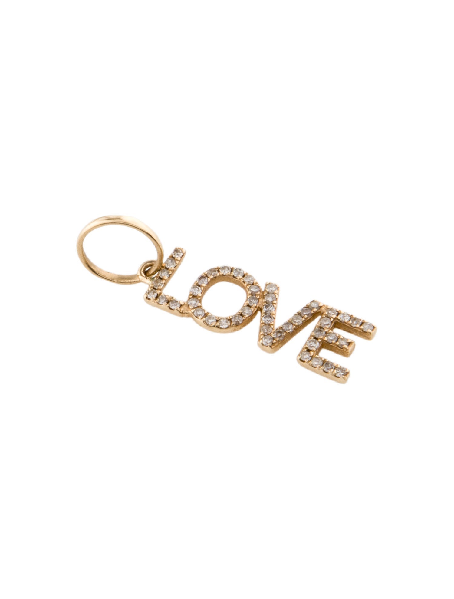 Pendant 14K Diamond 'Love'