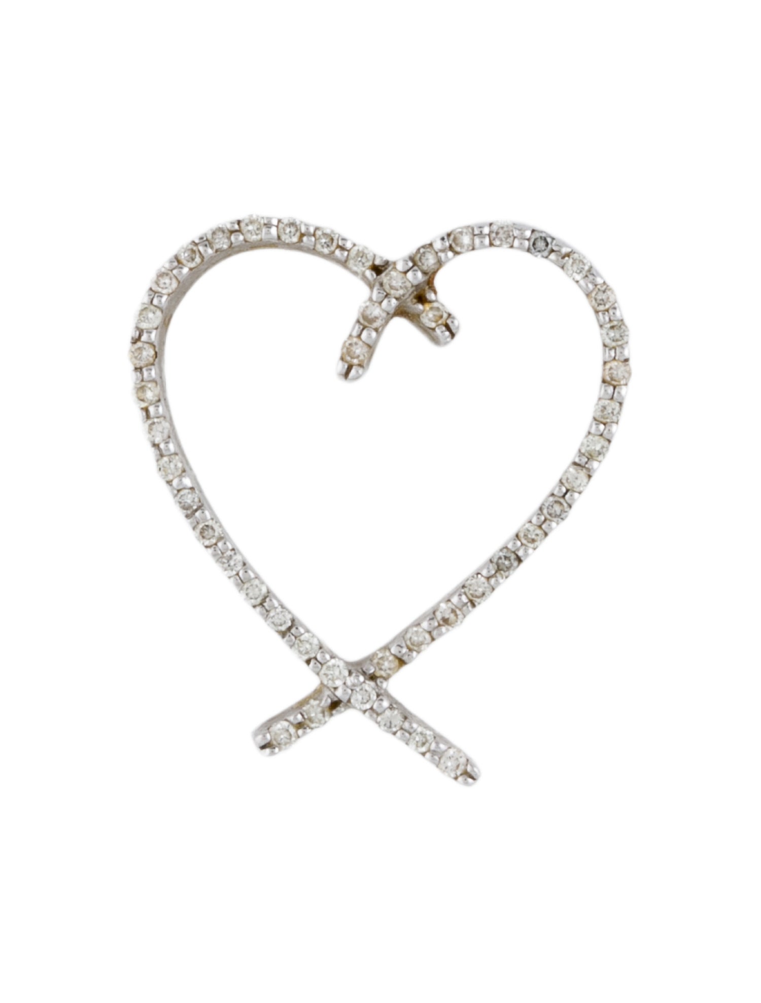 Pendant 14K Diamond Heart Charm