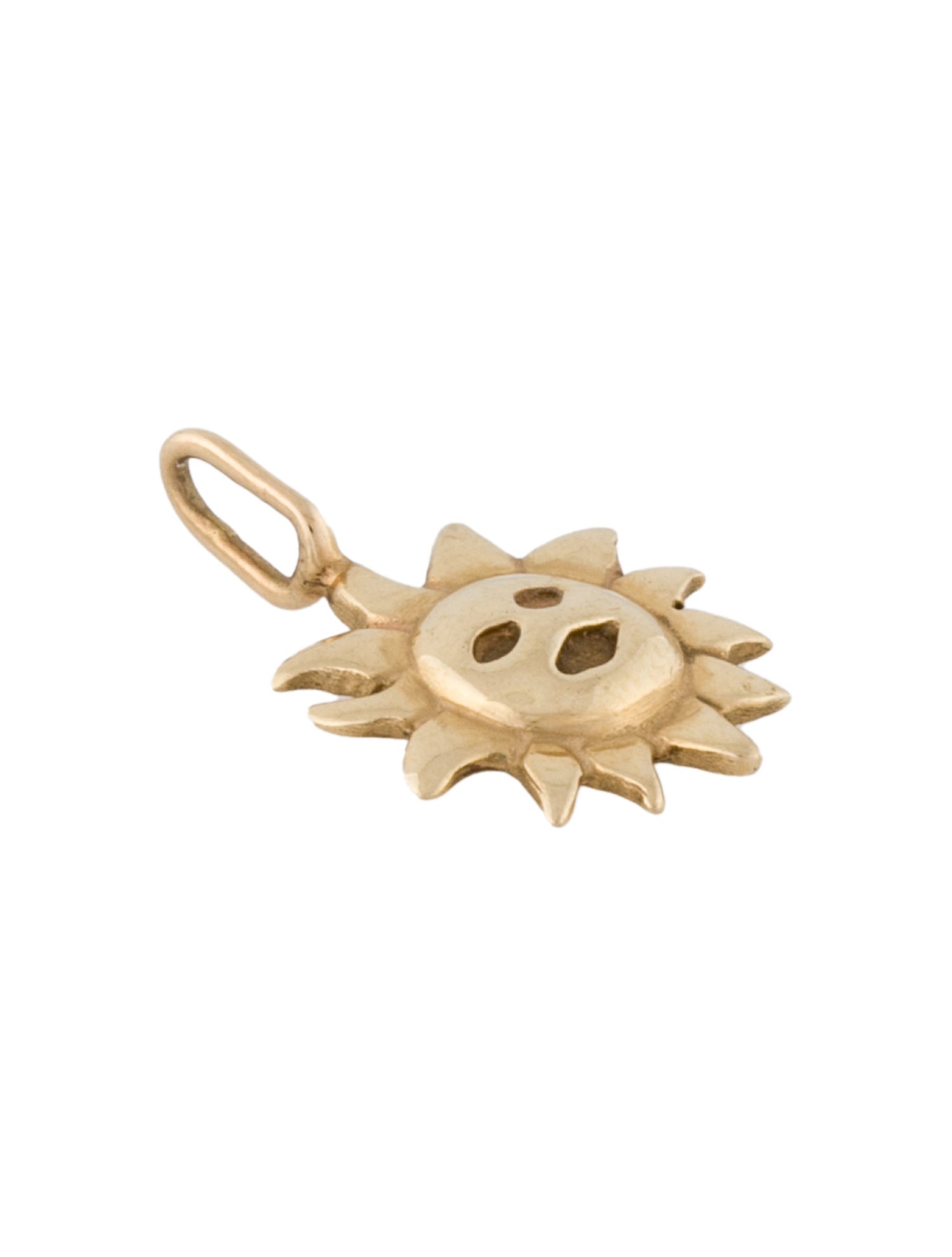 Pendant 14K Sun Charm