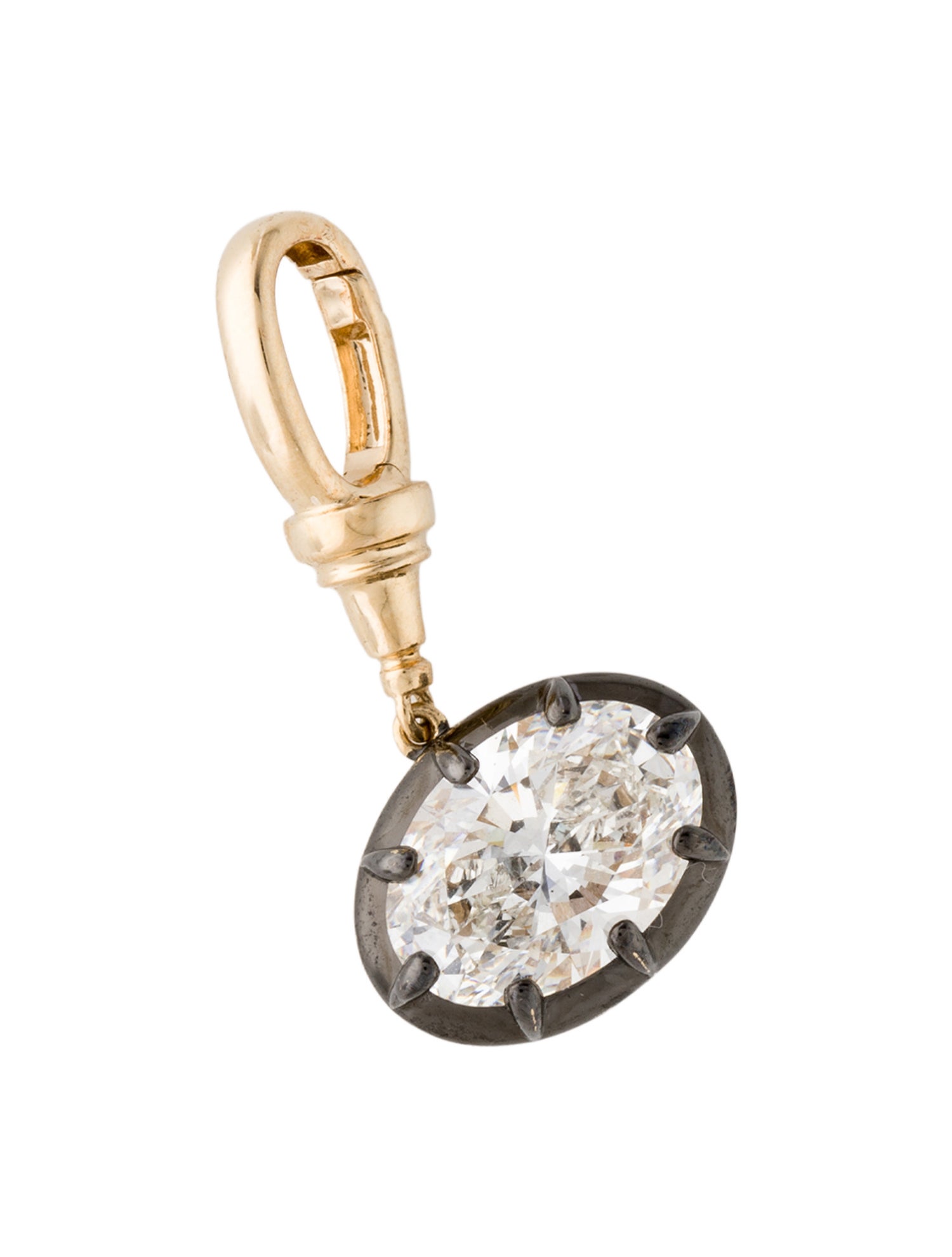 Pendant 14K 3.10ct Lab-Grown Diamond