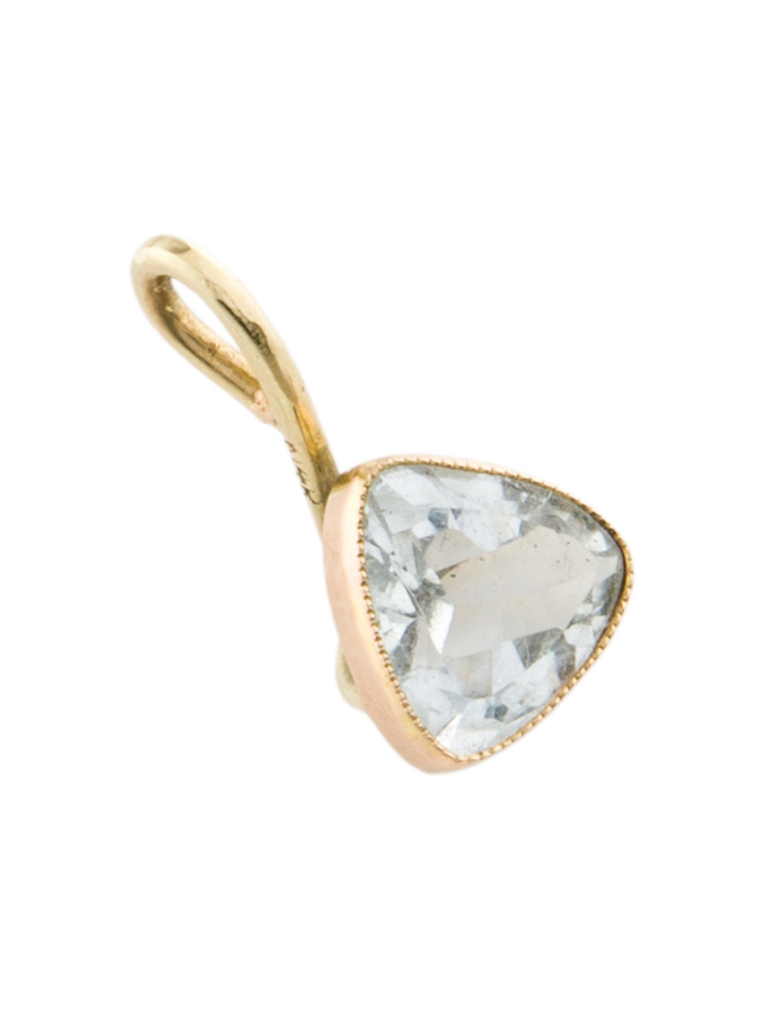 Pendant 14K 1.25ct Goshenite Pendant