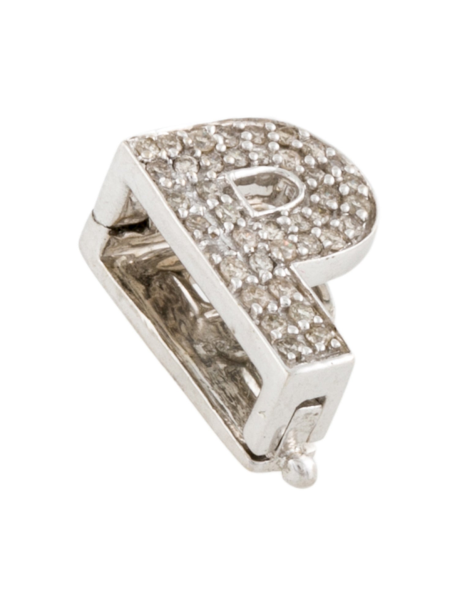 Pendant 14K Diamond 'P' Charm