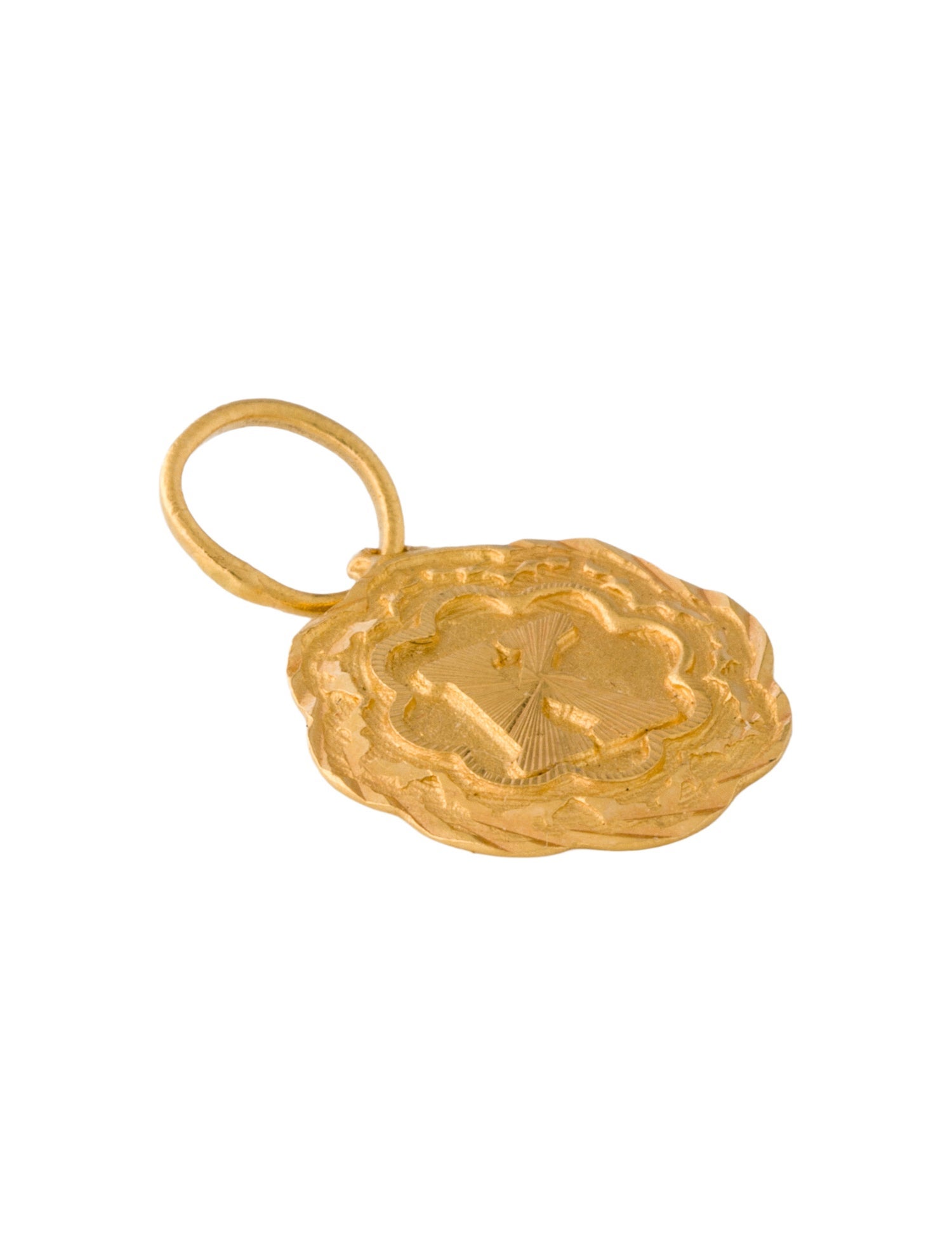 Pendant 22K 'K'