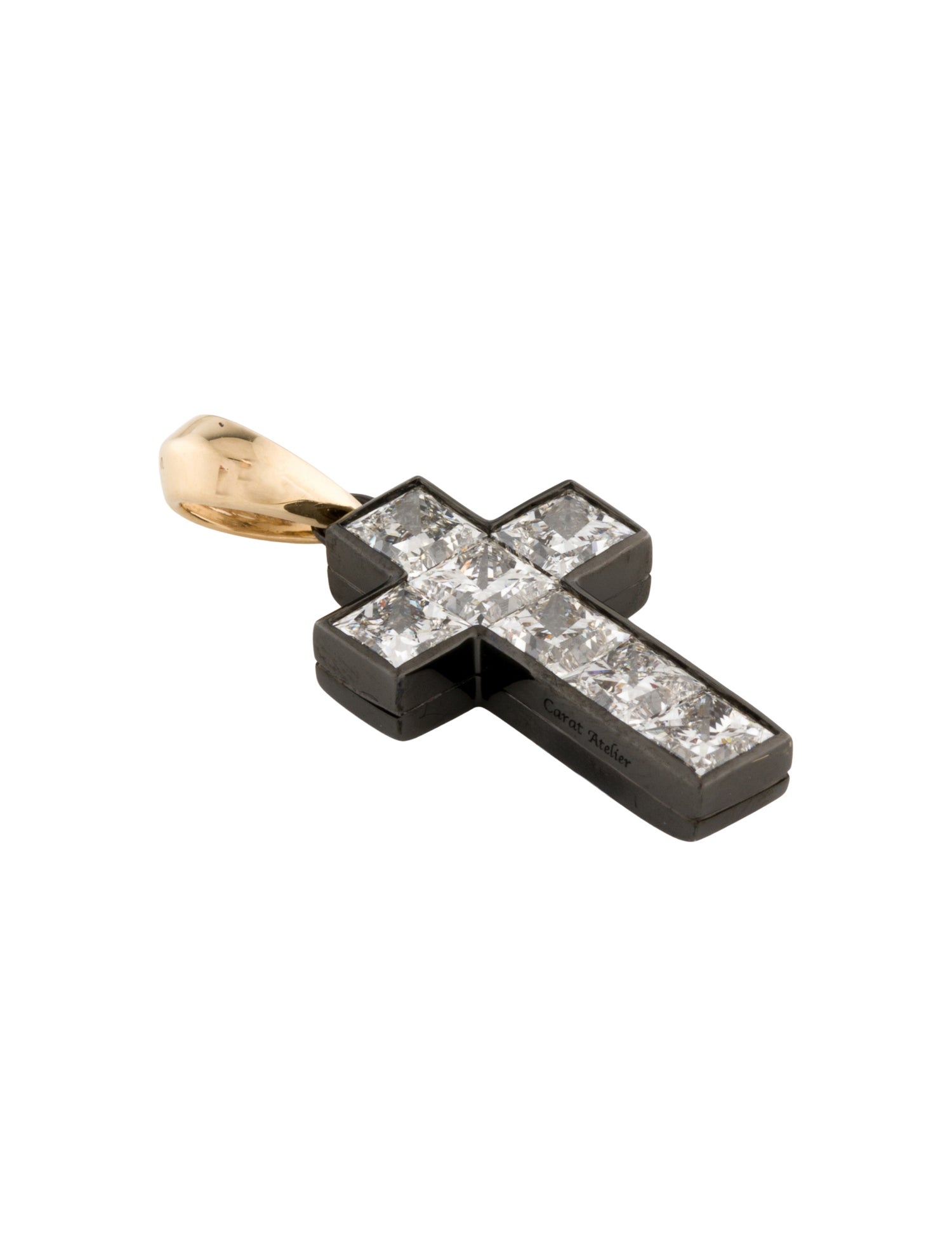 Pendant 14K 2.14ctw Lab-Grown Diamond Cross