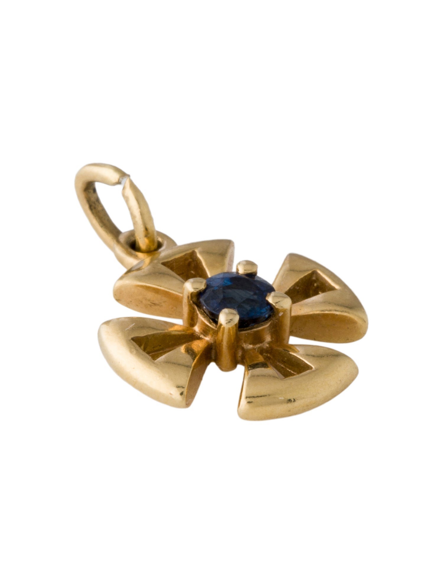 Pendant 18K Sapphire Maltese Cross