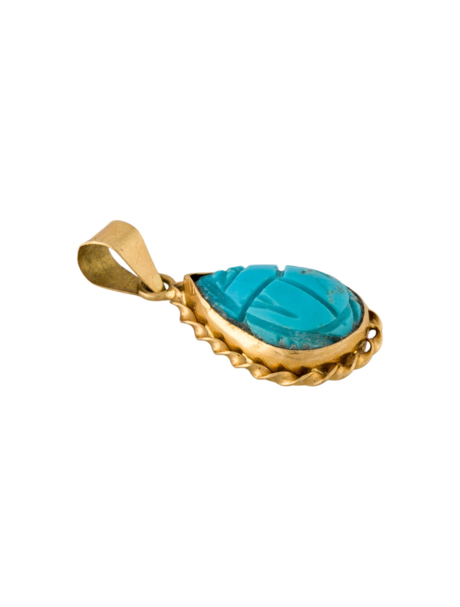 Pendant 18K Turquoise