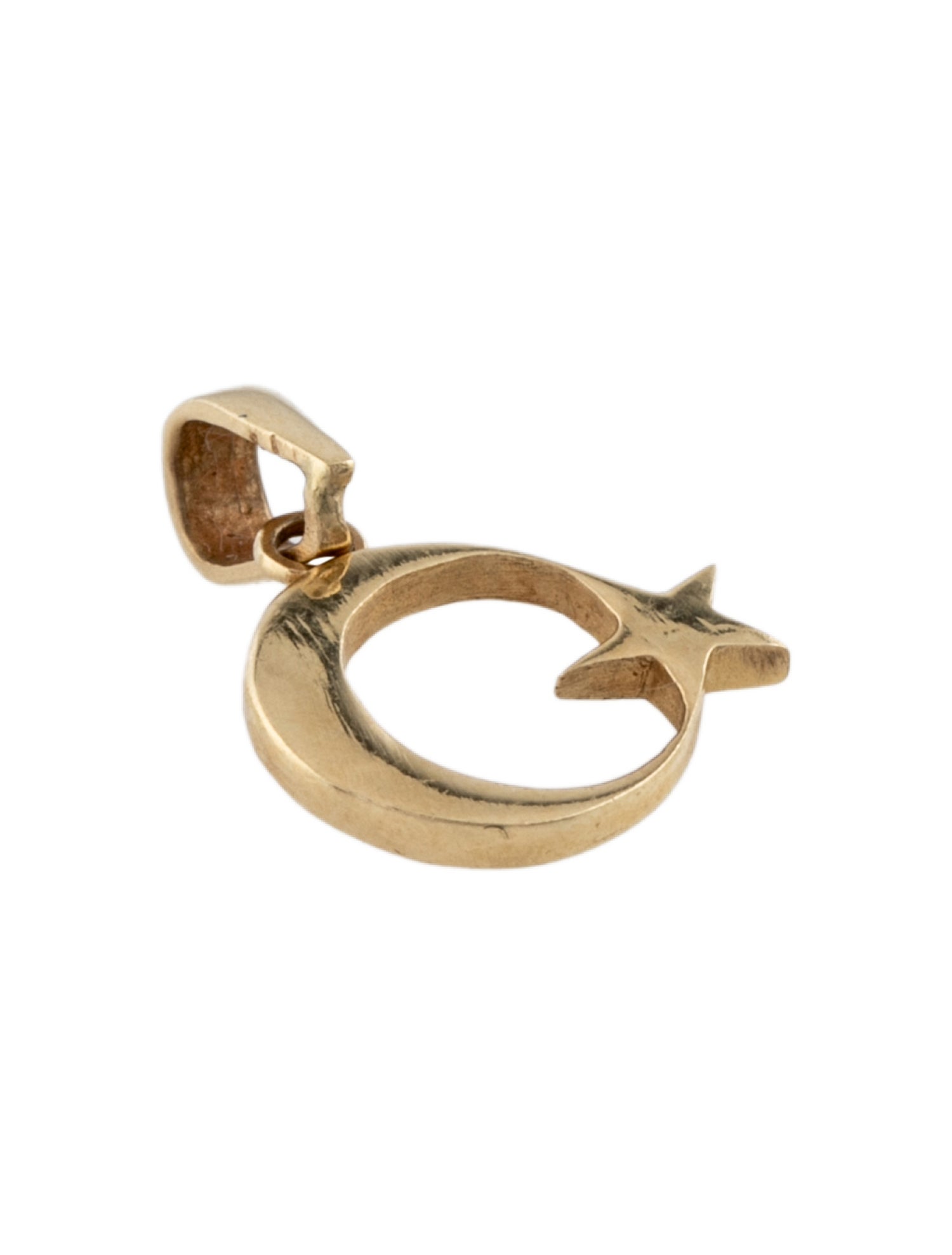 Pendant 14K Moon & Star