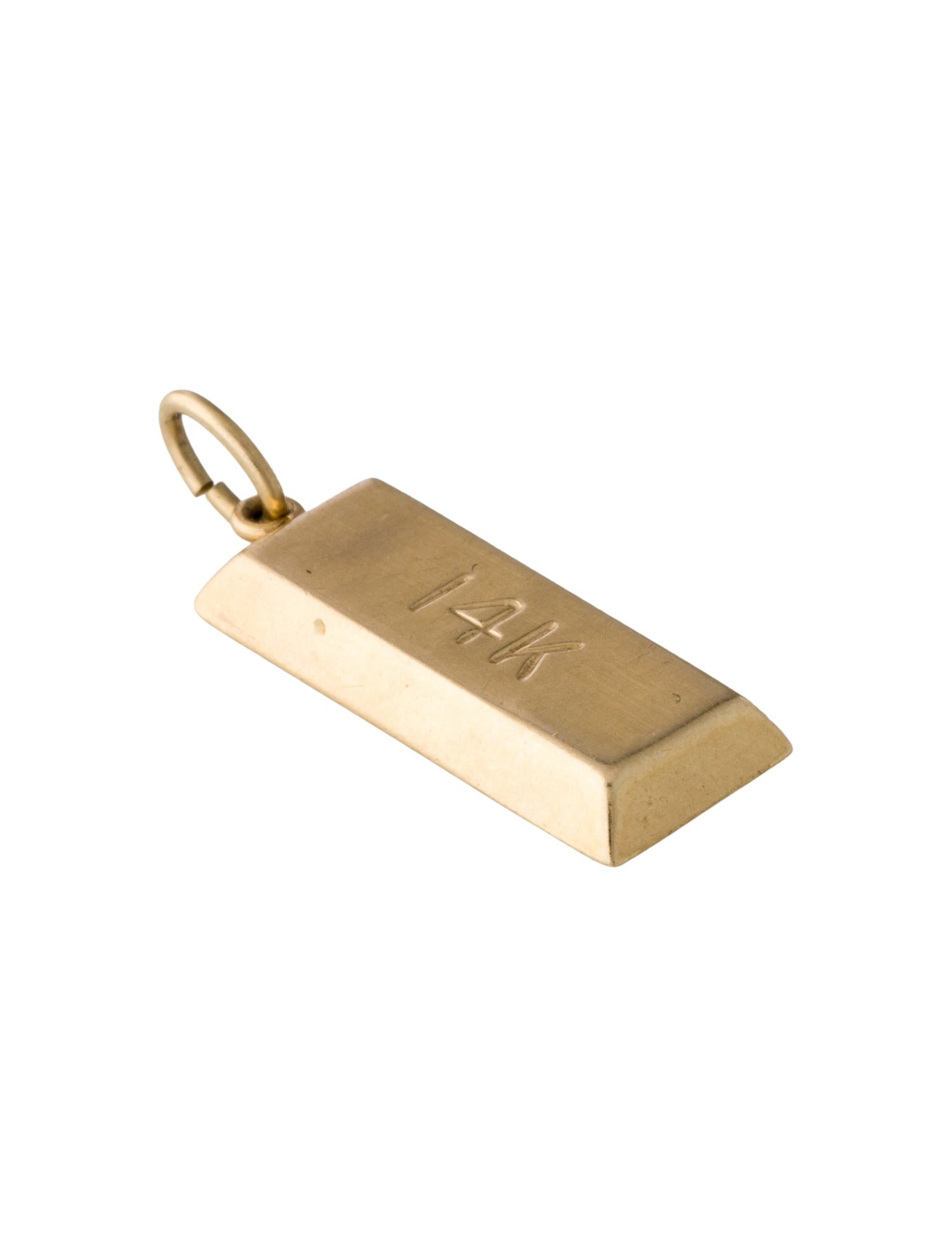 Pendant 14K 'Gold Bar' Charm