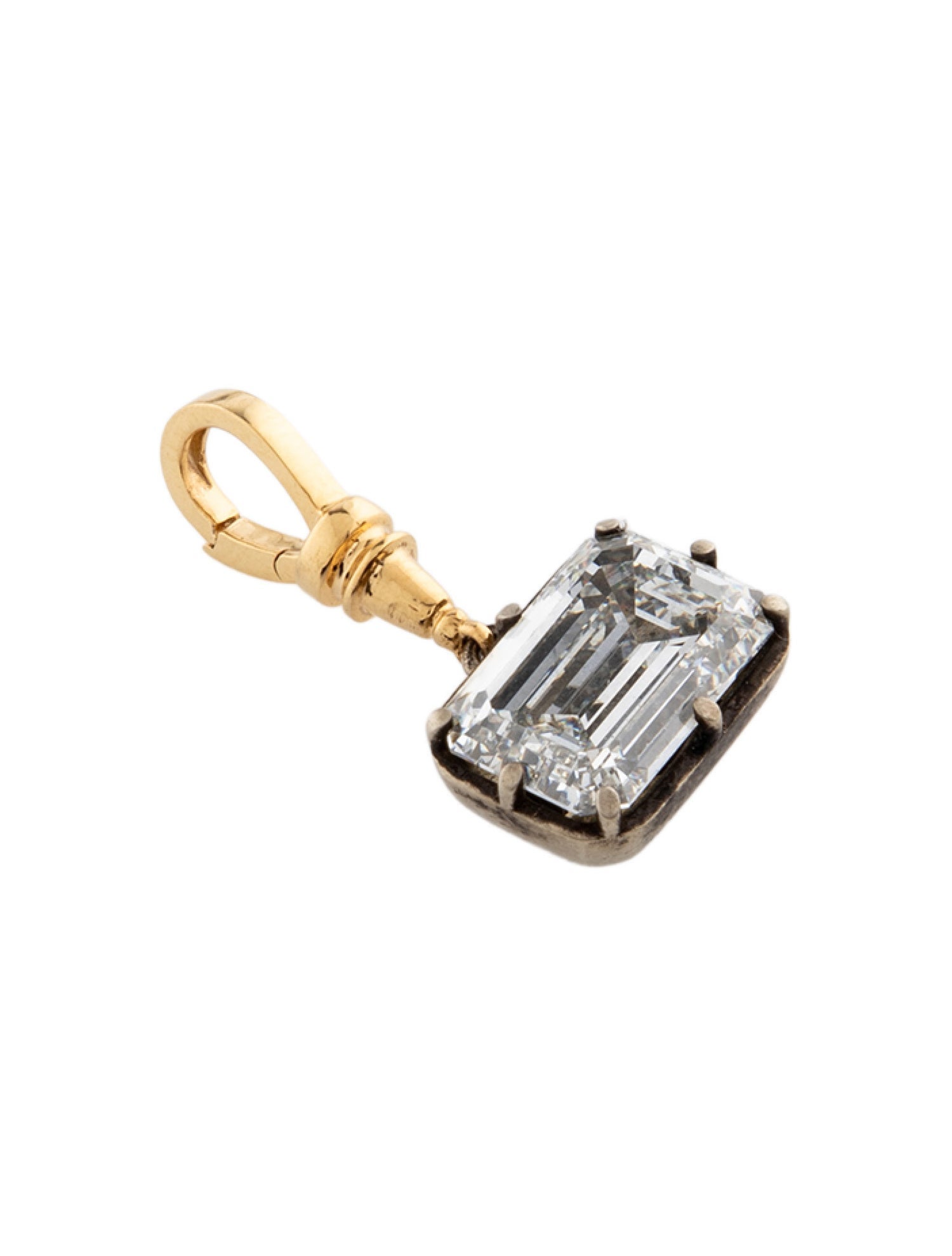 Pendant 14K 5.10ct Lab-Grown Diamond Pendant